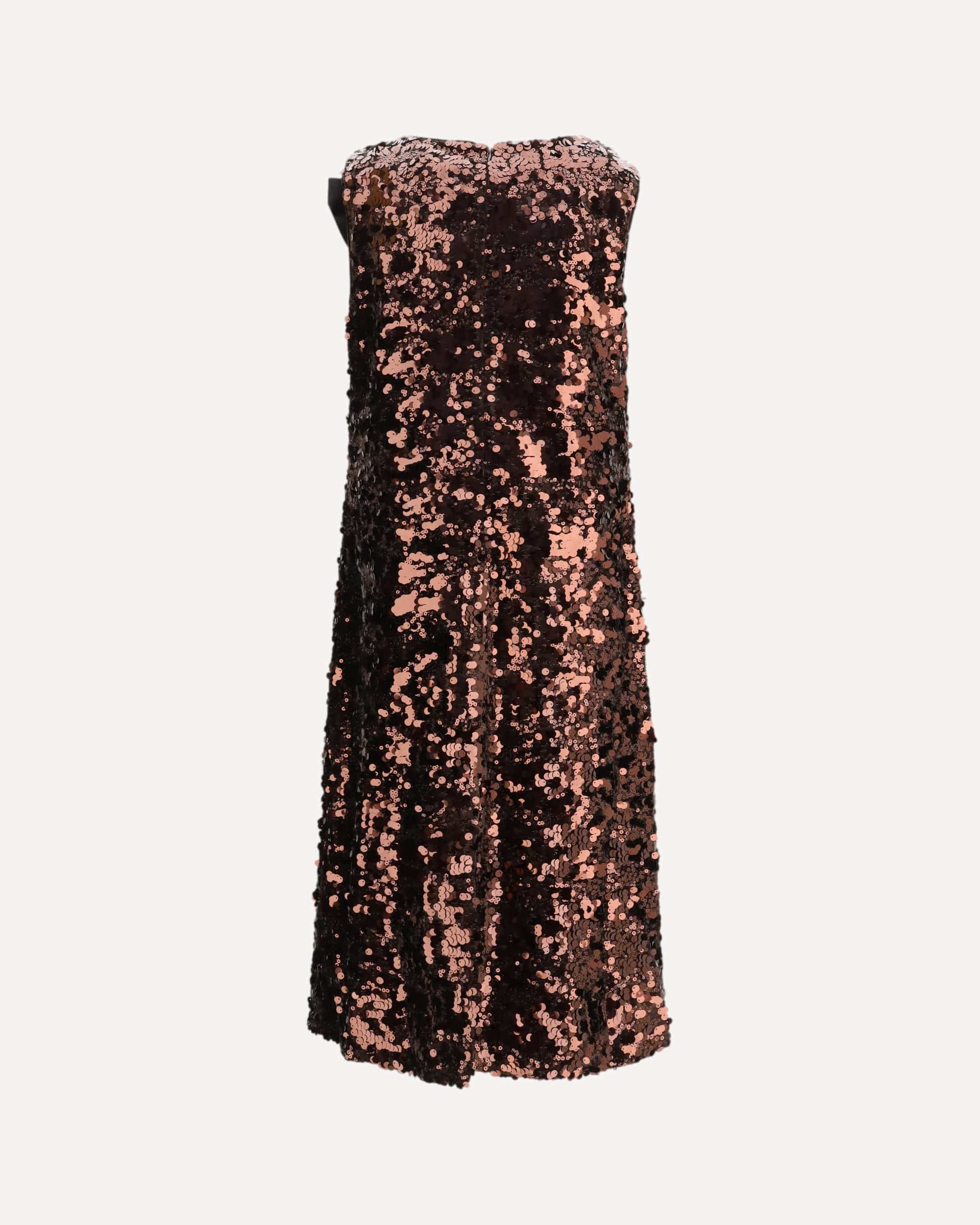 Ganni Midi Dress With Sequins