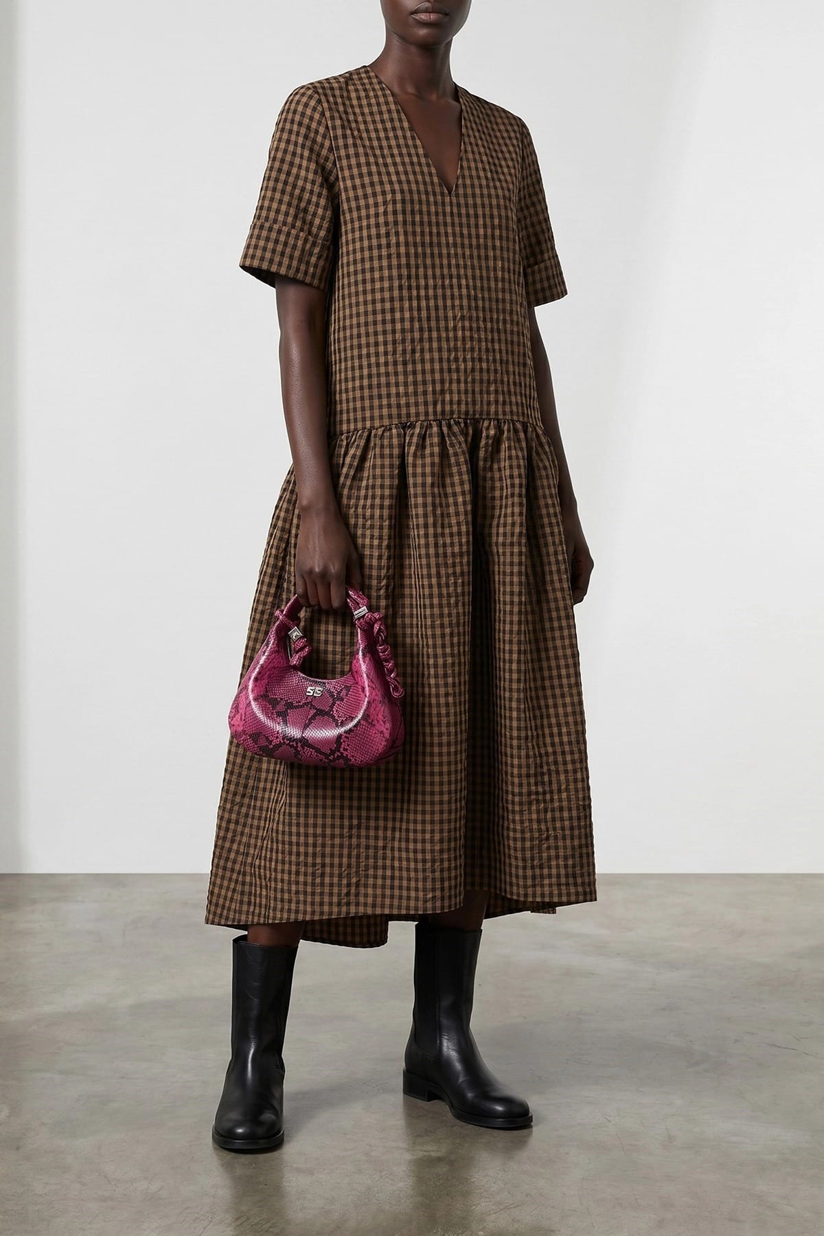 Ganni Ganni Mini Hobo Handbag