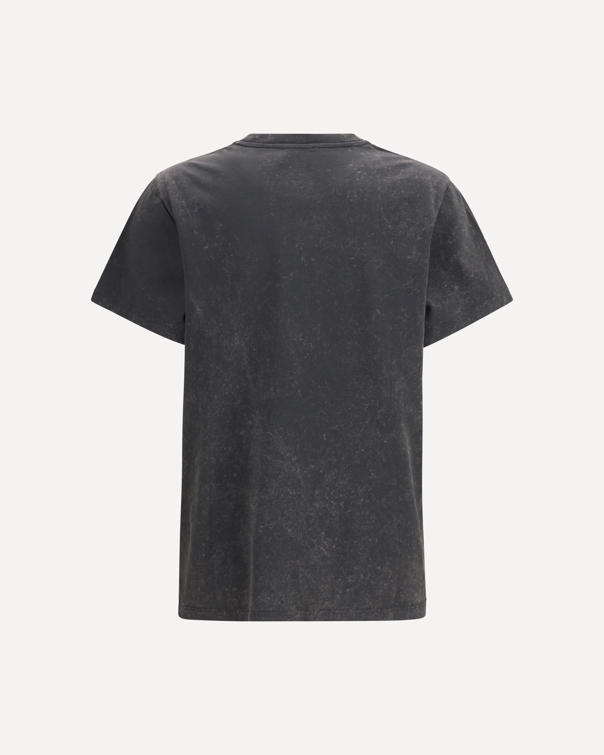 Ganni Oversized T-Shirt With Rose Print