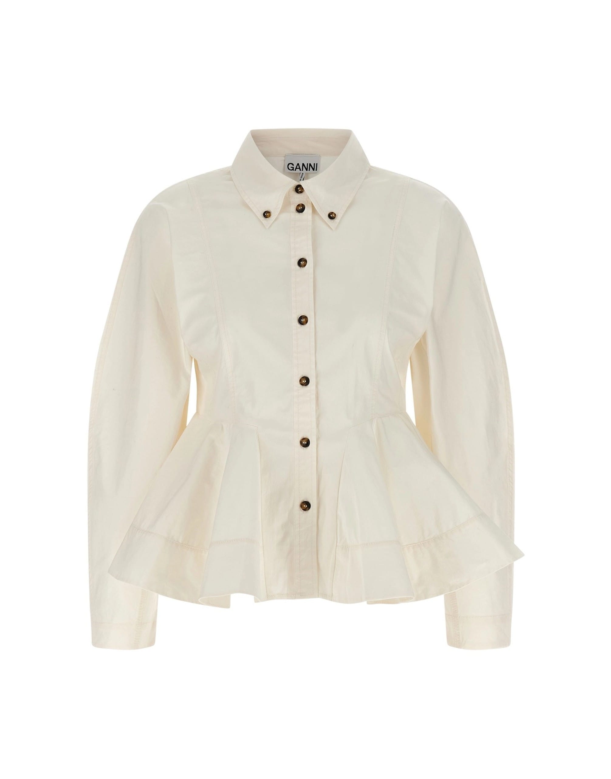 Ganni Ganni Peplum Shirt