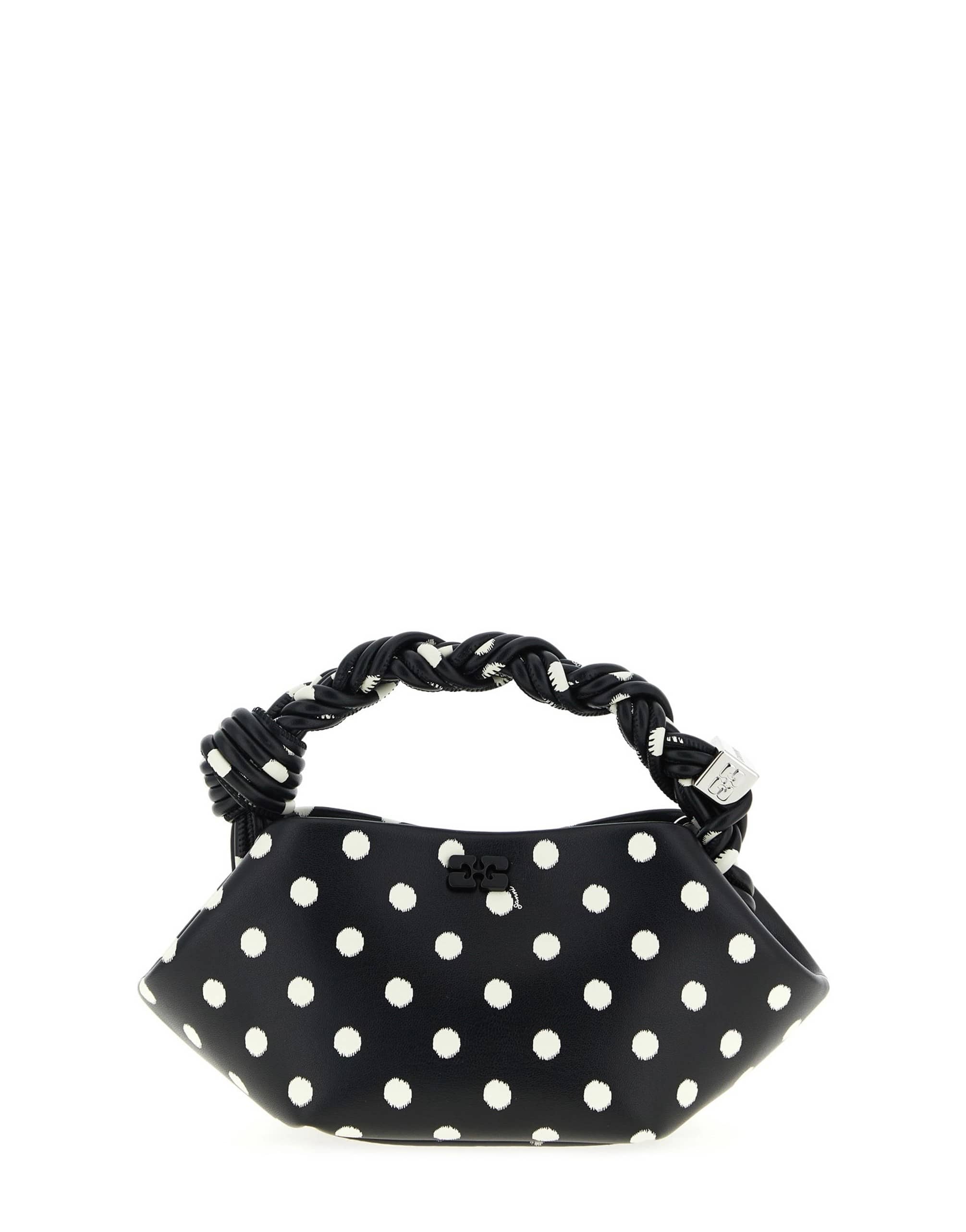 Ganni Ganni Polka-Dot Bou Mini Handbag