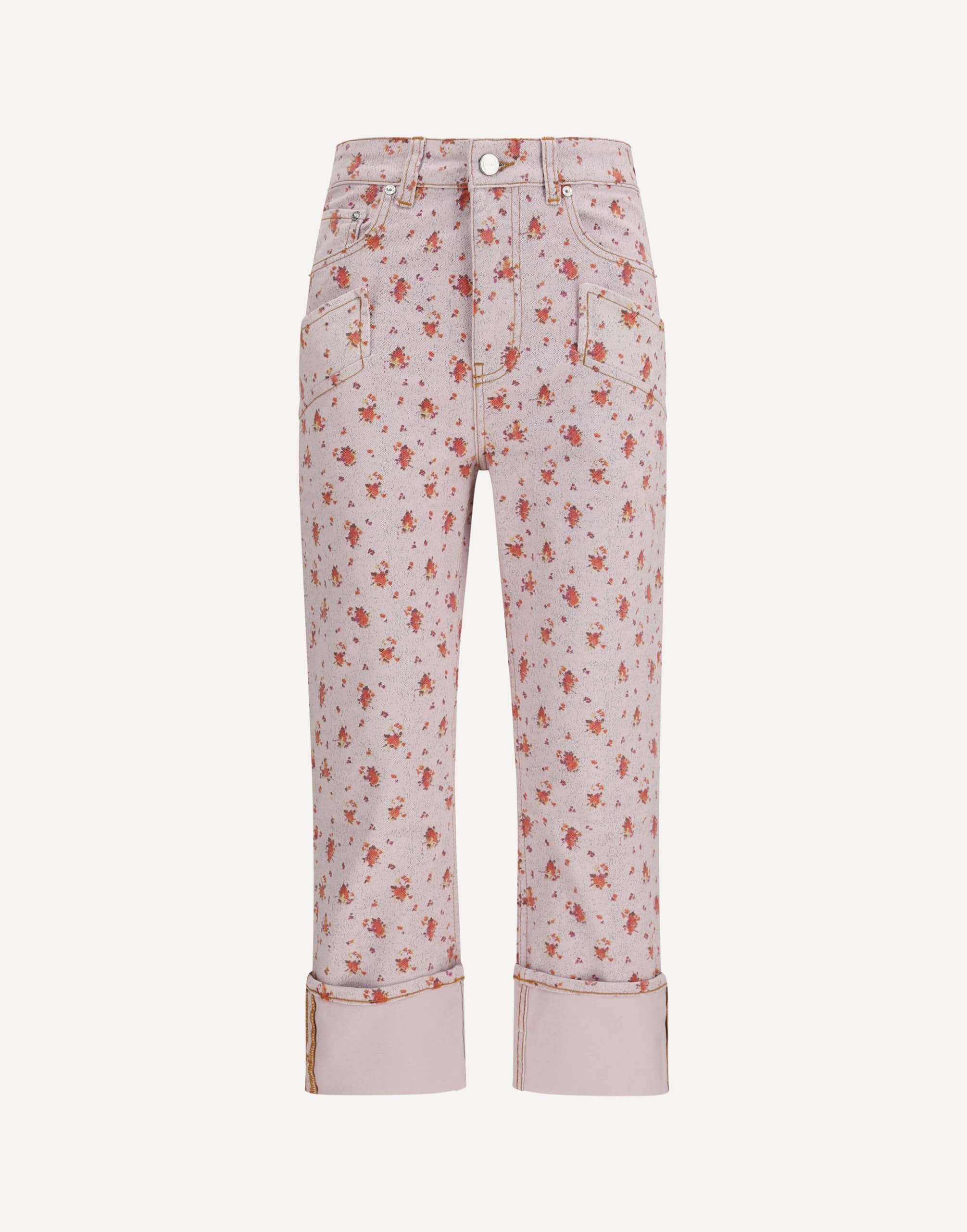 Ganni Printed Capri Pants