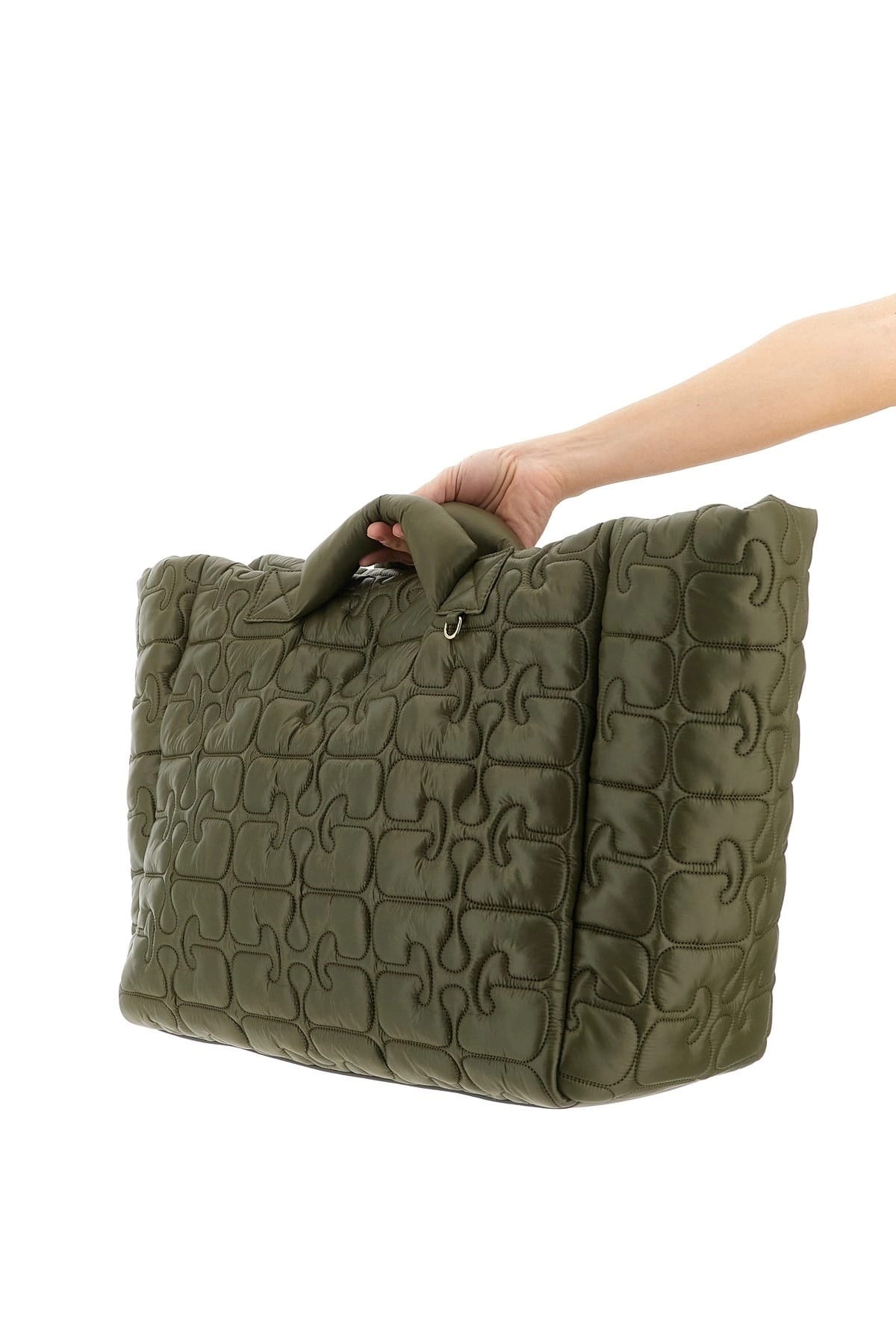Ganni Gewatteerde Re-Tech XXL-tas - alternate view
