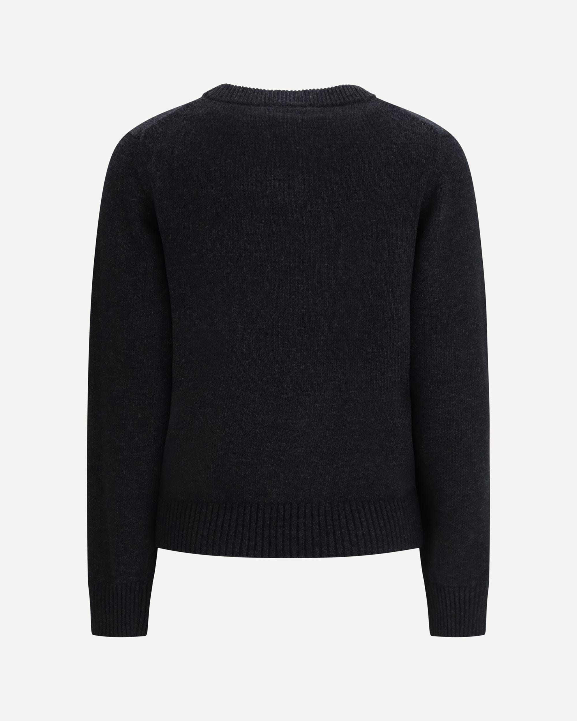 Ganni Raspberry Graphic Detail Crewneck Sweater - alternate view