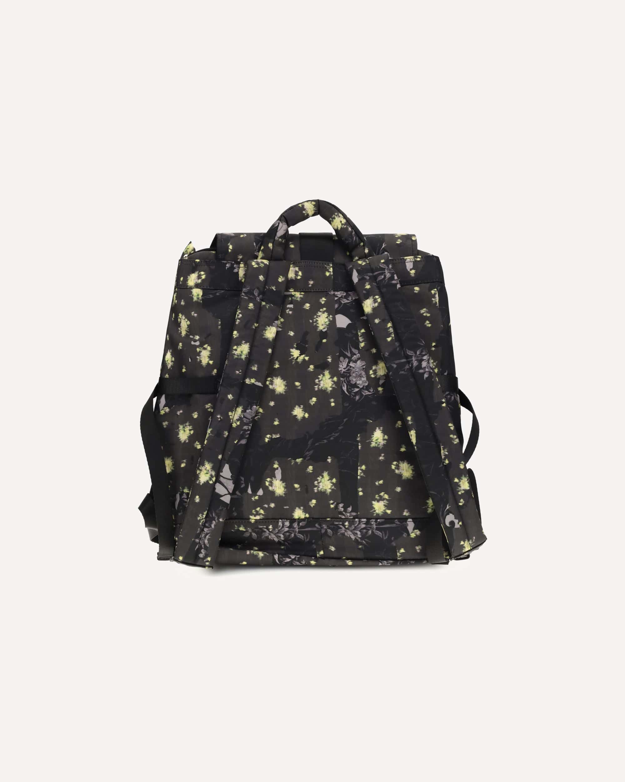 Ganni Re-Tech Nylon Print Backpack
