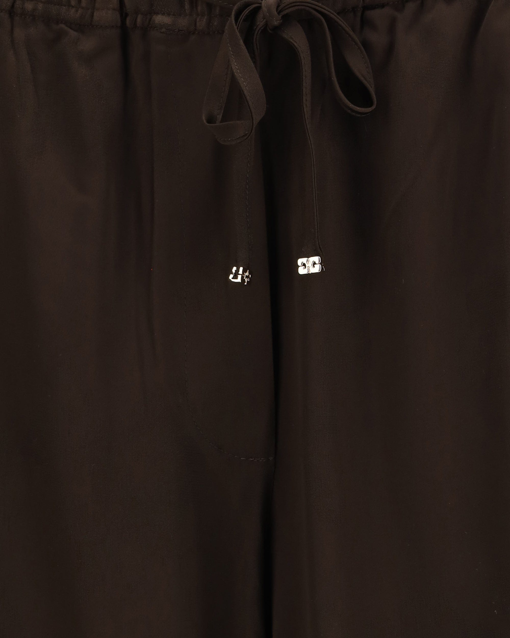 Ganni Satin Drawstring Pants