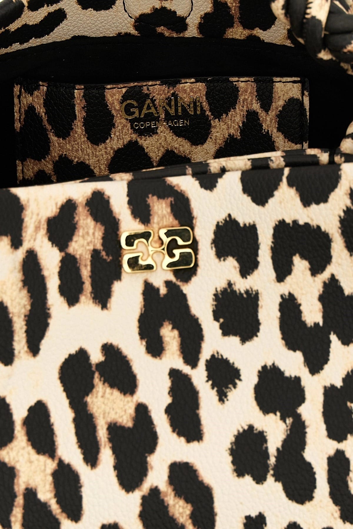 Ganni Ganni Small Bou Bag Leopard