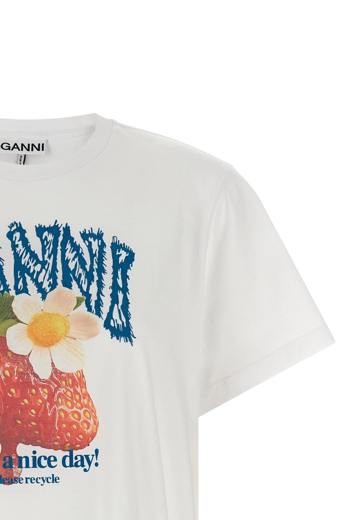 Ganni Ganni Strawberry Print T-Shirt