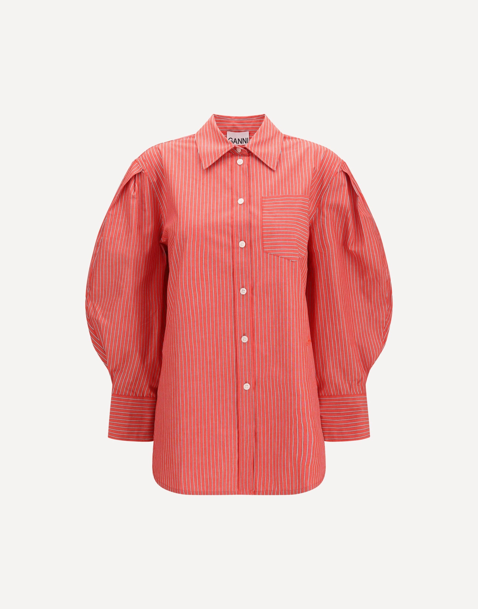 Ganni Ganni Striped Cotton Shirt