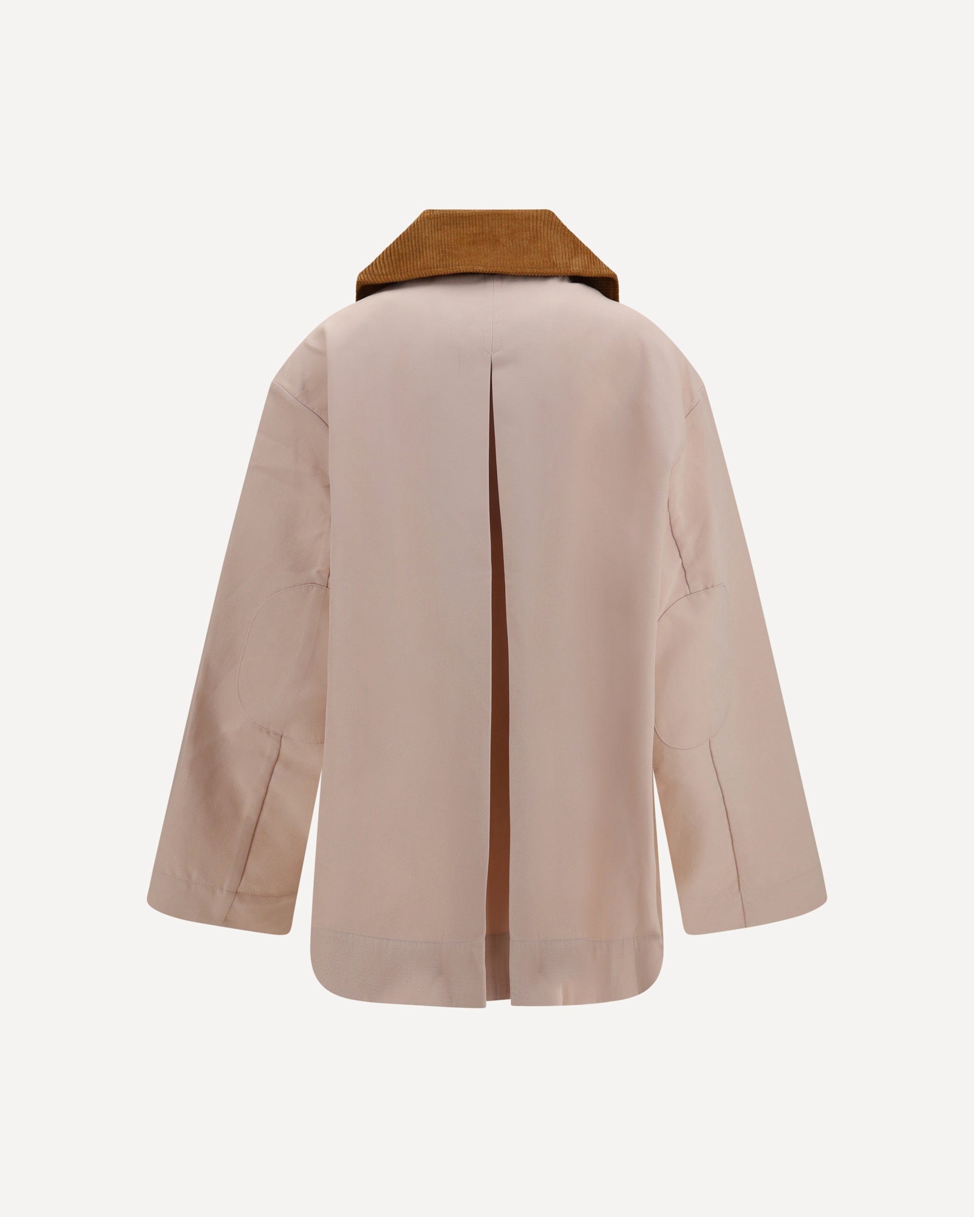 Ganni Twill Jacket With Suede Details - alternate view