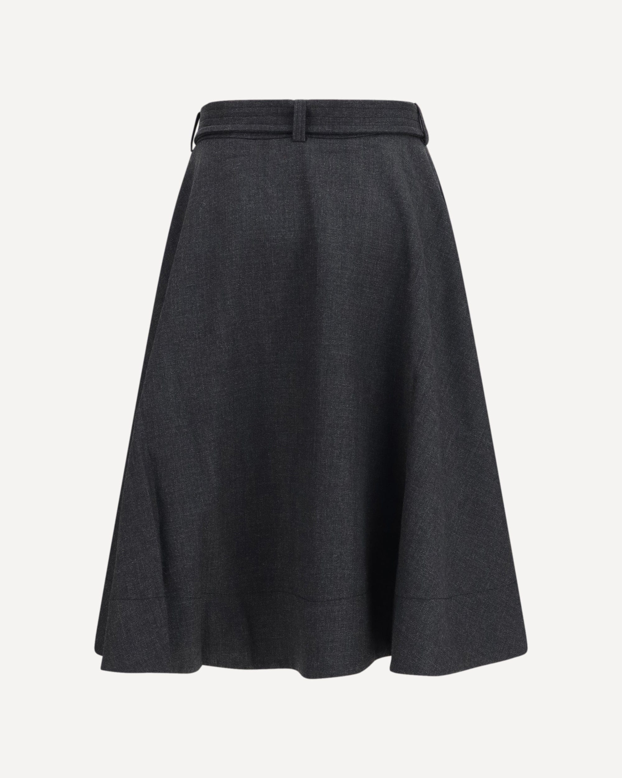 Ganni Wool Wrap Skirt - alternate view
