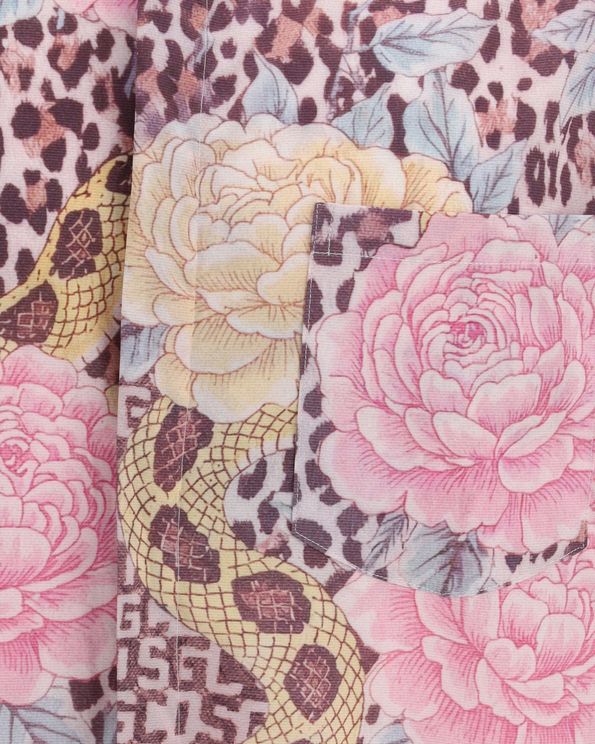 GCDS Animalier All-Over Print Shirt