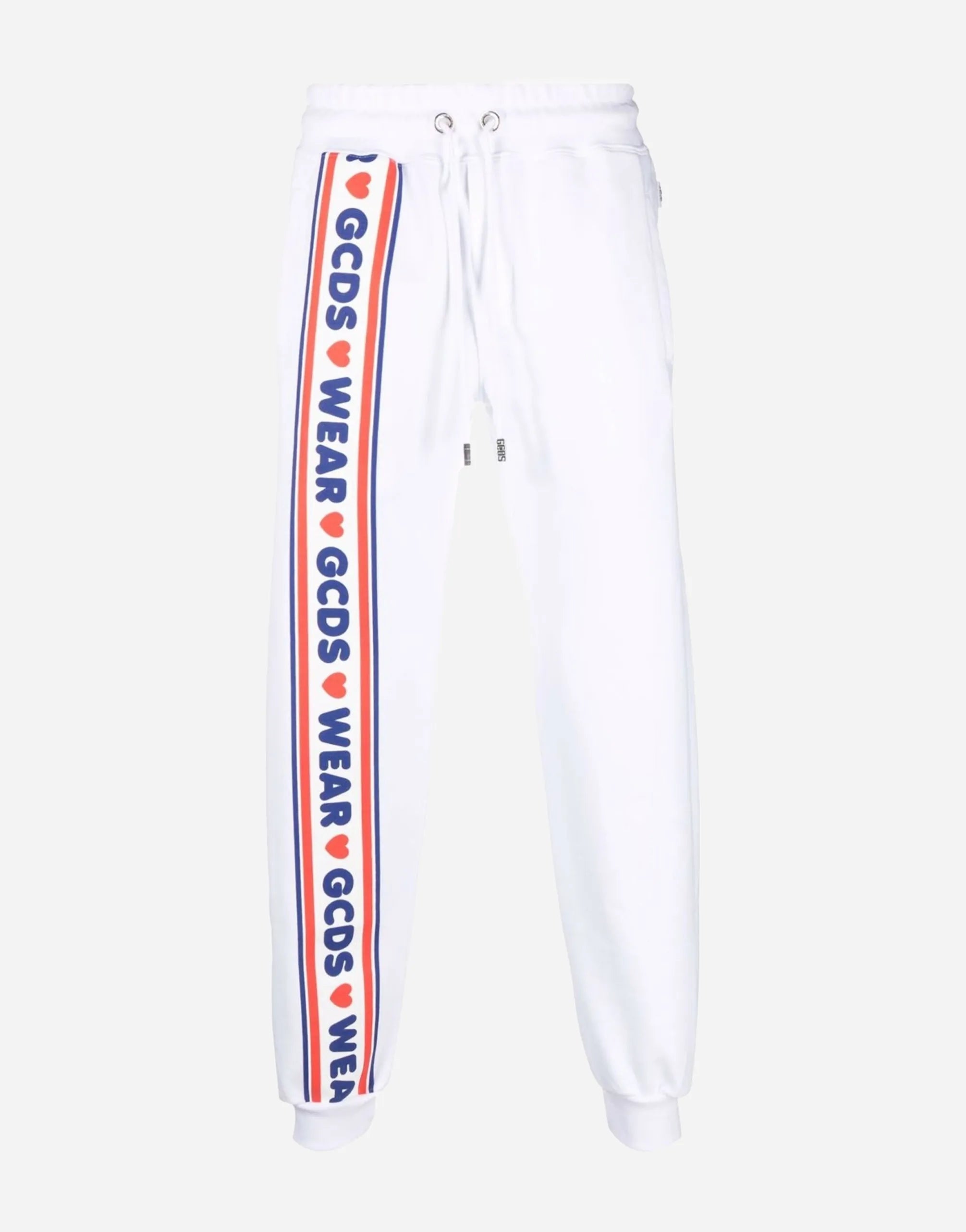 GCDS GCDS Logo & Heart Print Athletic Pants