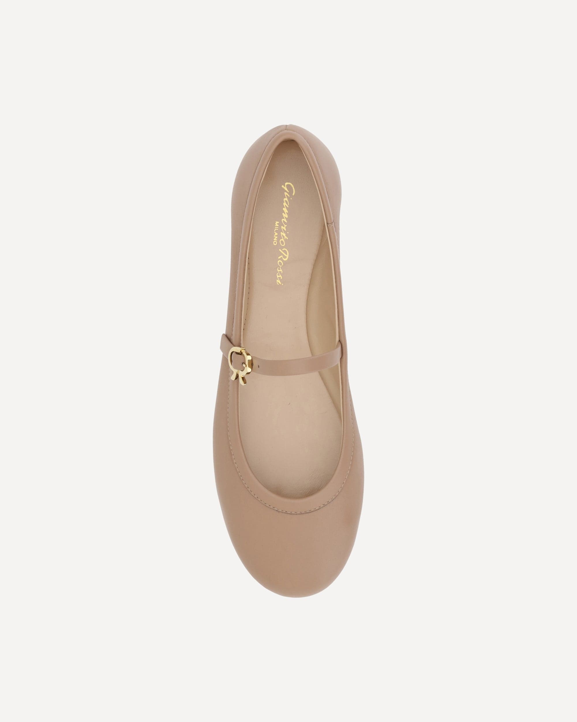 Gianvito Rossi Carla Ballerinas Leather Ballet Flats