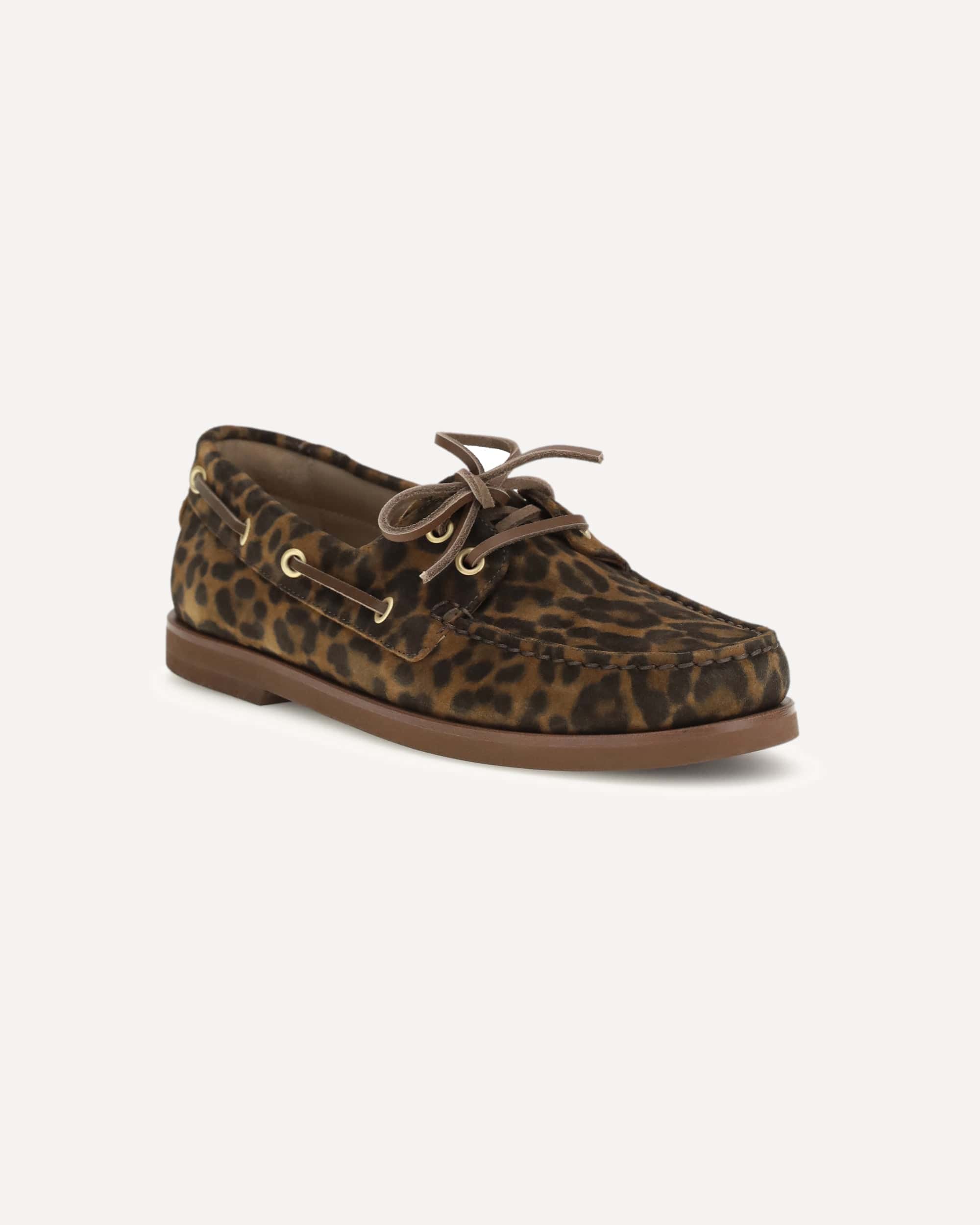 Mocassins Boat com Estampa de Leopardo - alternate view