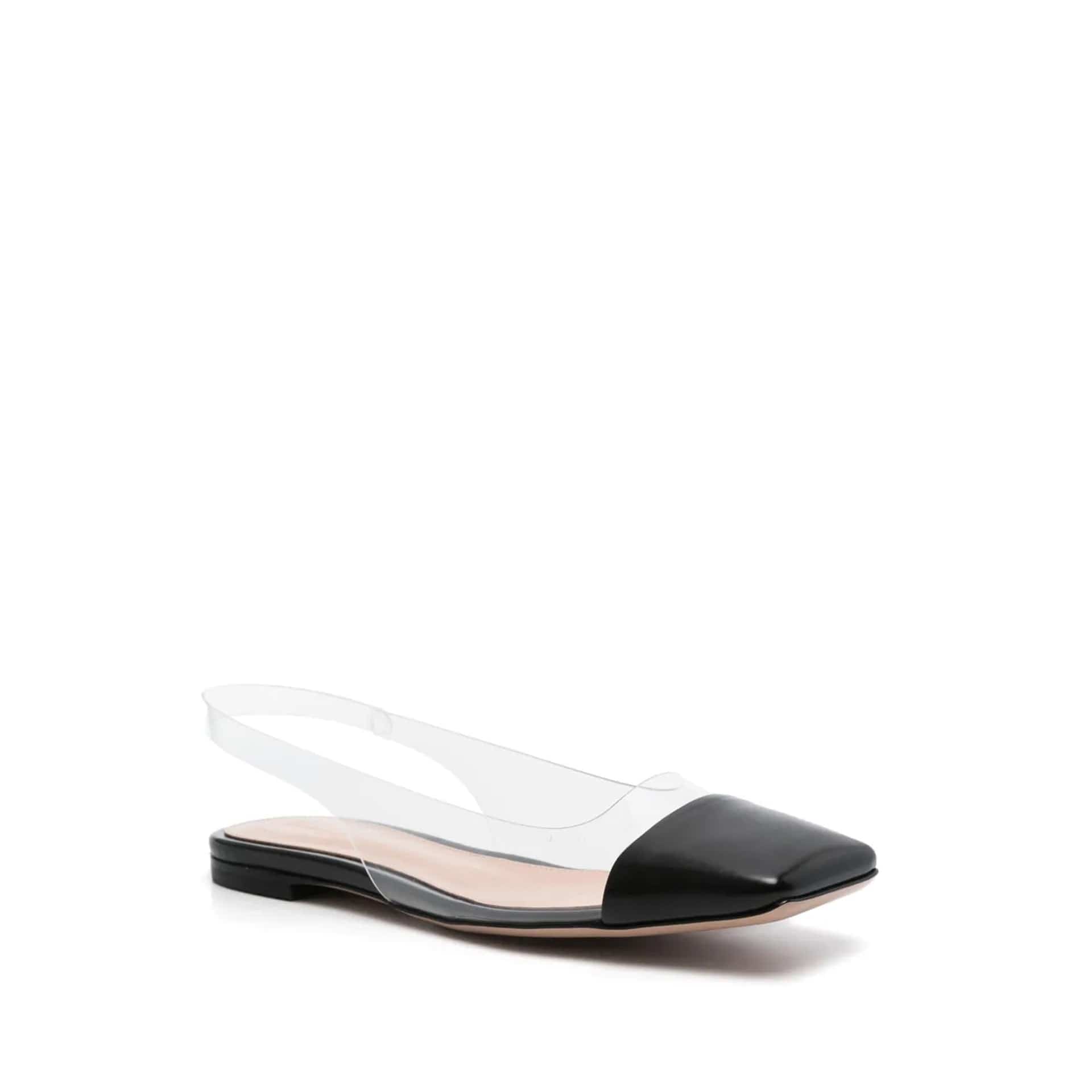Gianvito Rossi Plexi Slingback Flats - alternate view