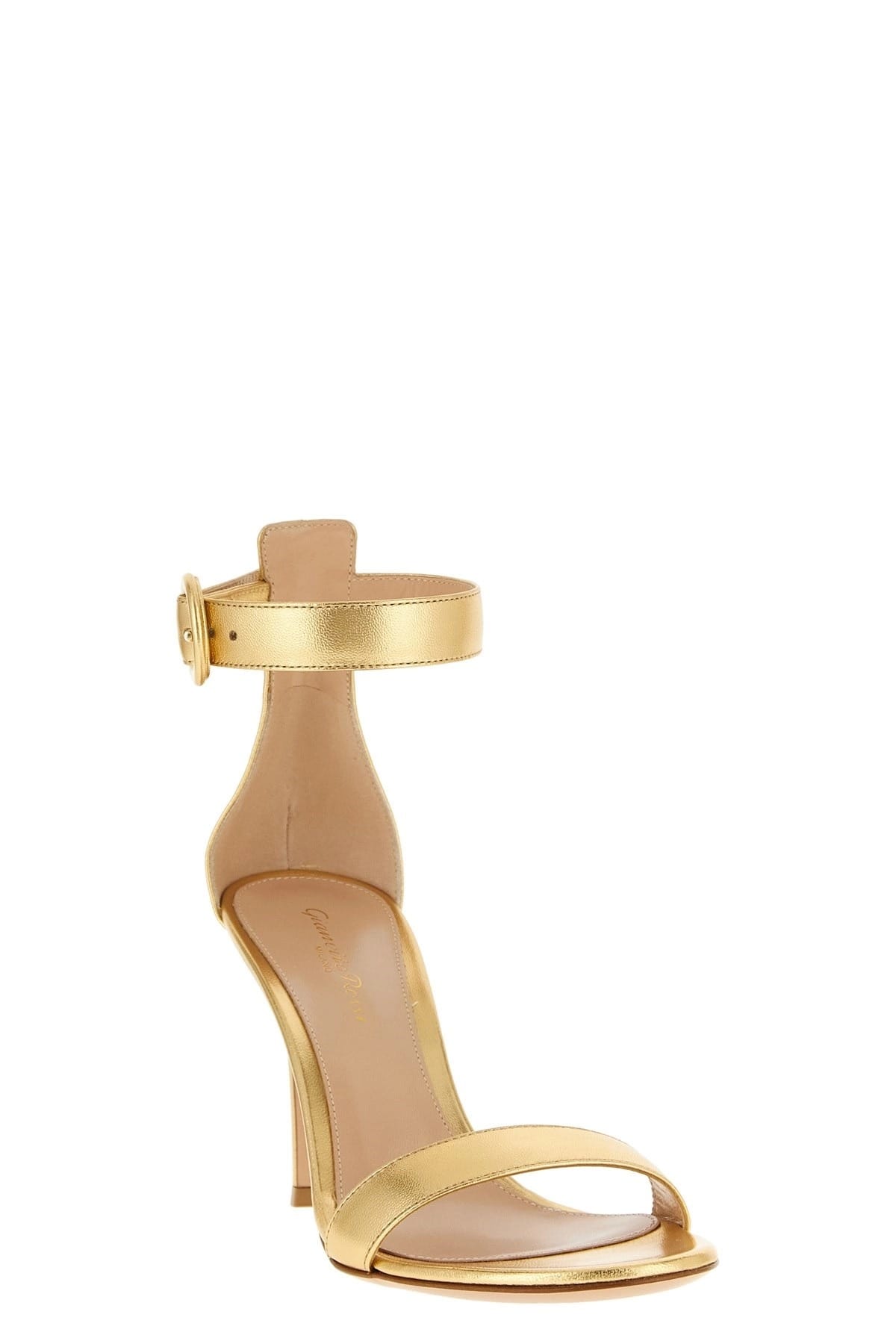 Gianvito Rossi Gianvito Rossi Portofino Metallic Nappa Sandals