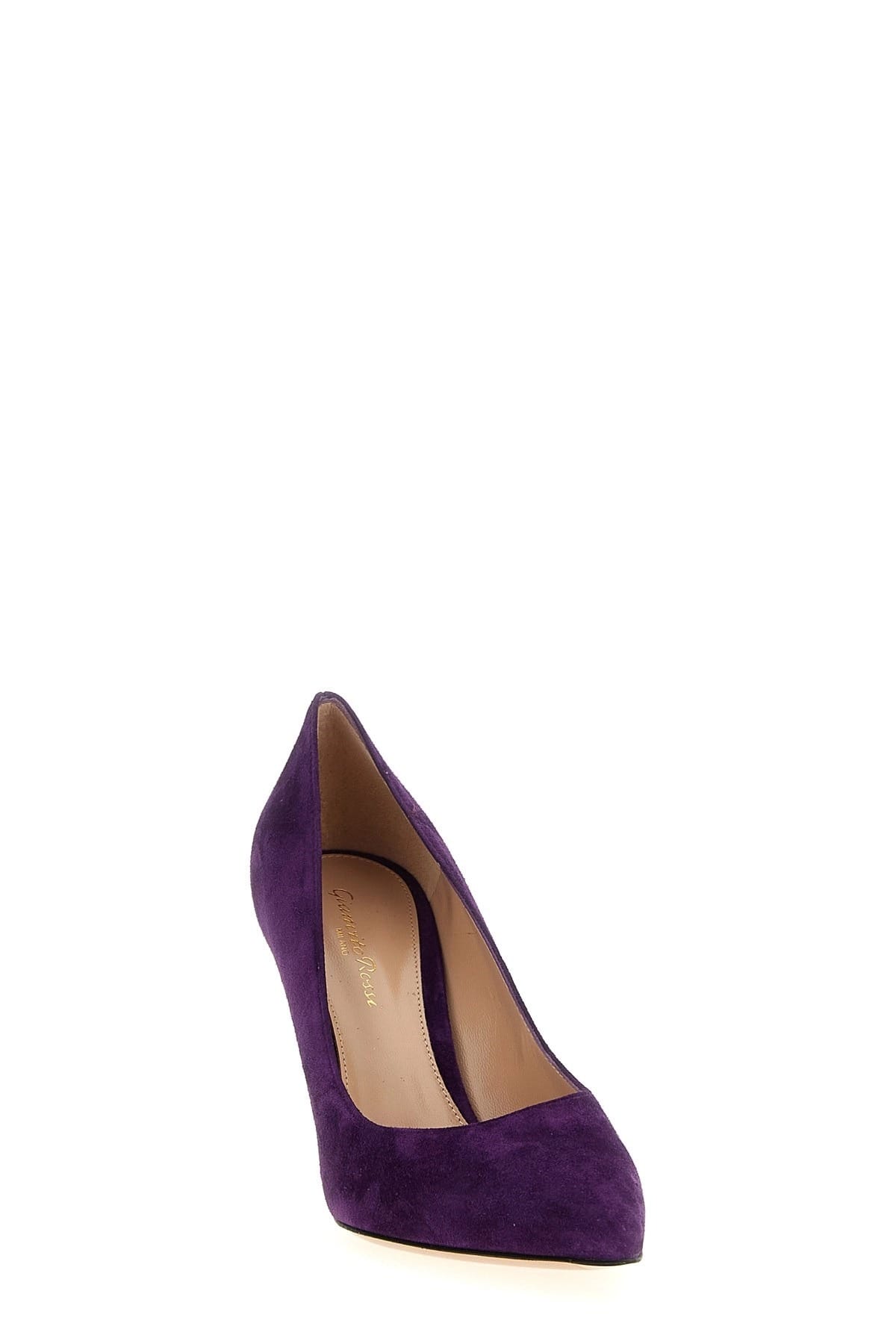 Gianvito Rossi Pumps aus Wildleder mit spitzer Kappe - alternate view
