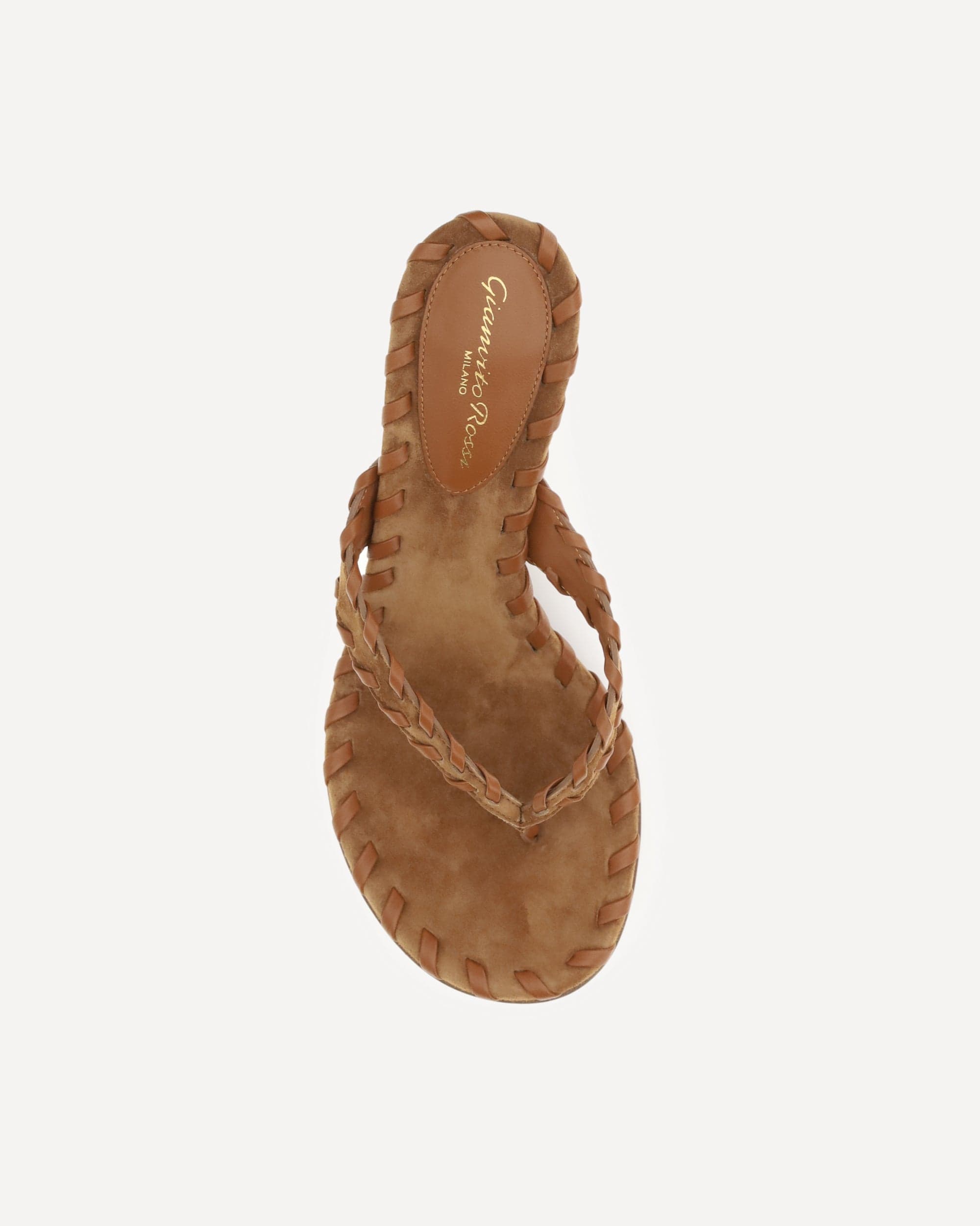 Gianvito Rossi Suede Thong Sandals