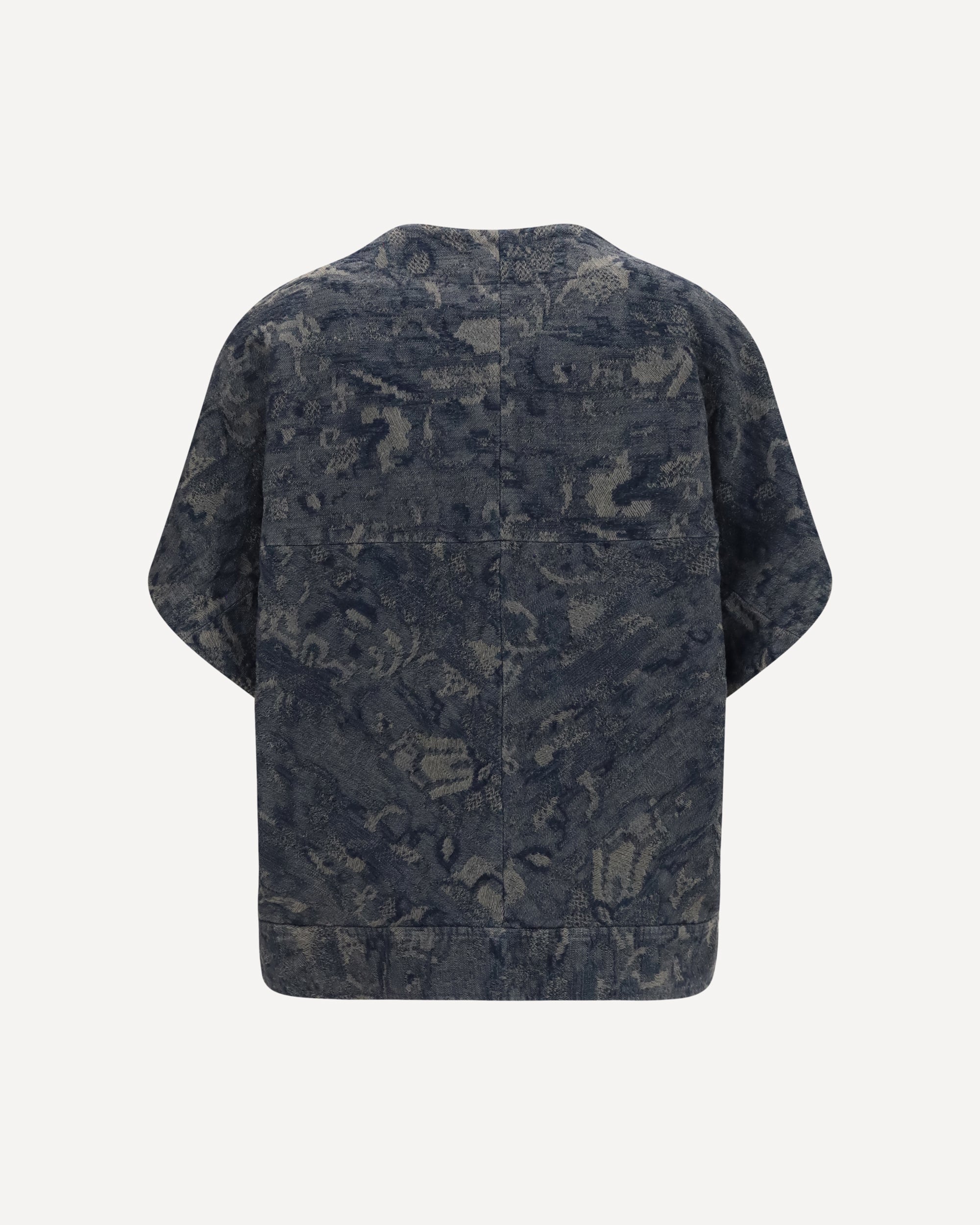 Giorgio Armani Veste en denim jacquard floral oversize Giorgio Armani - alternate view