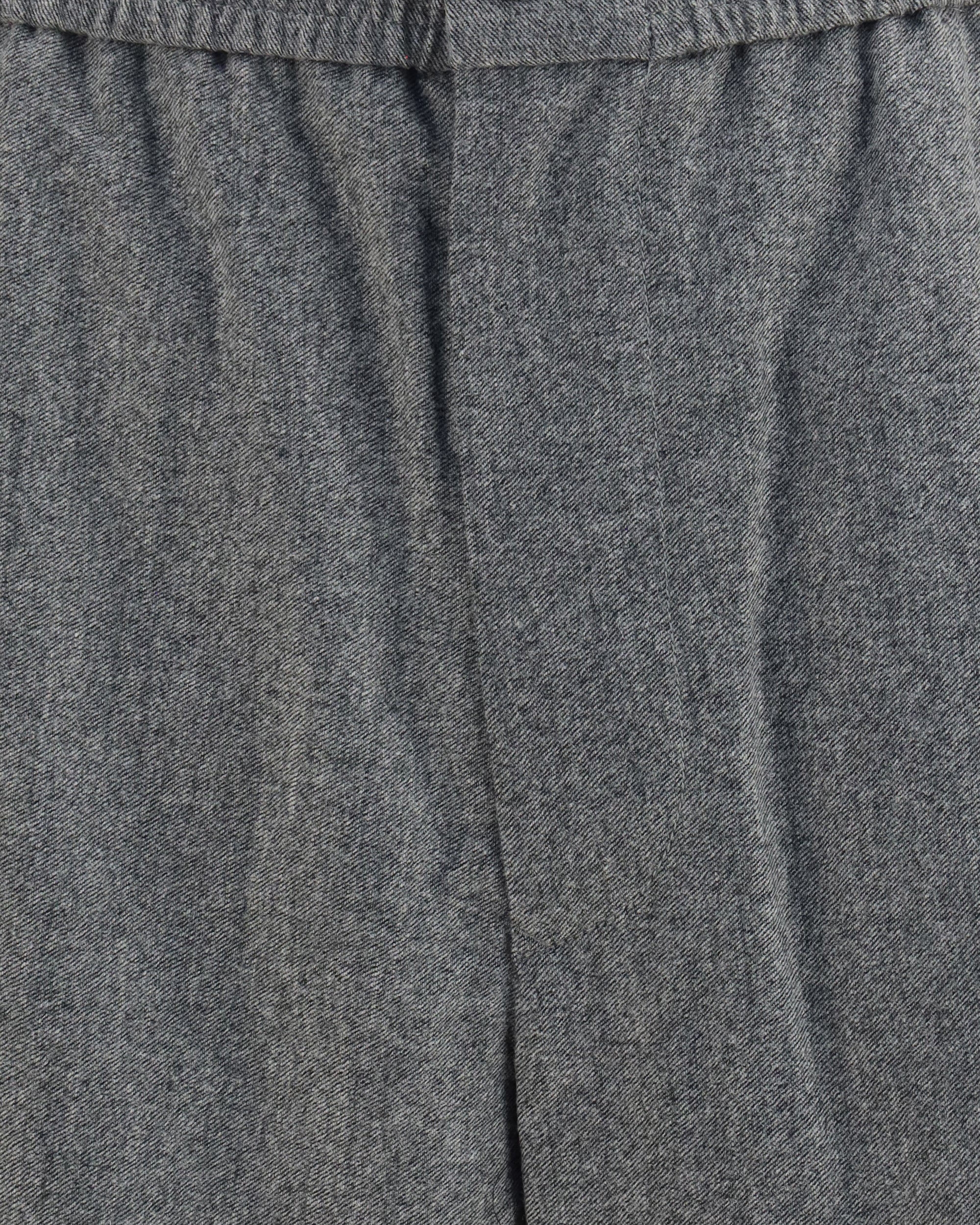 Pantaloni oversize effetto denim in lana e cashmere Giorgio Armani