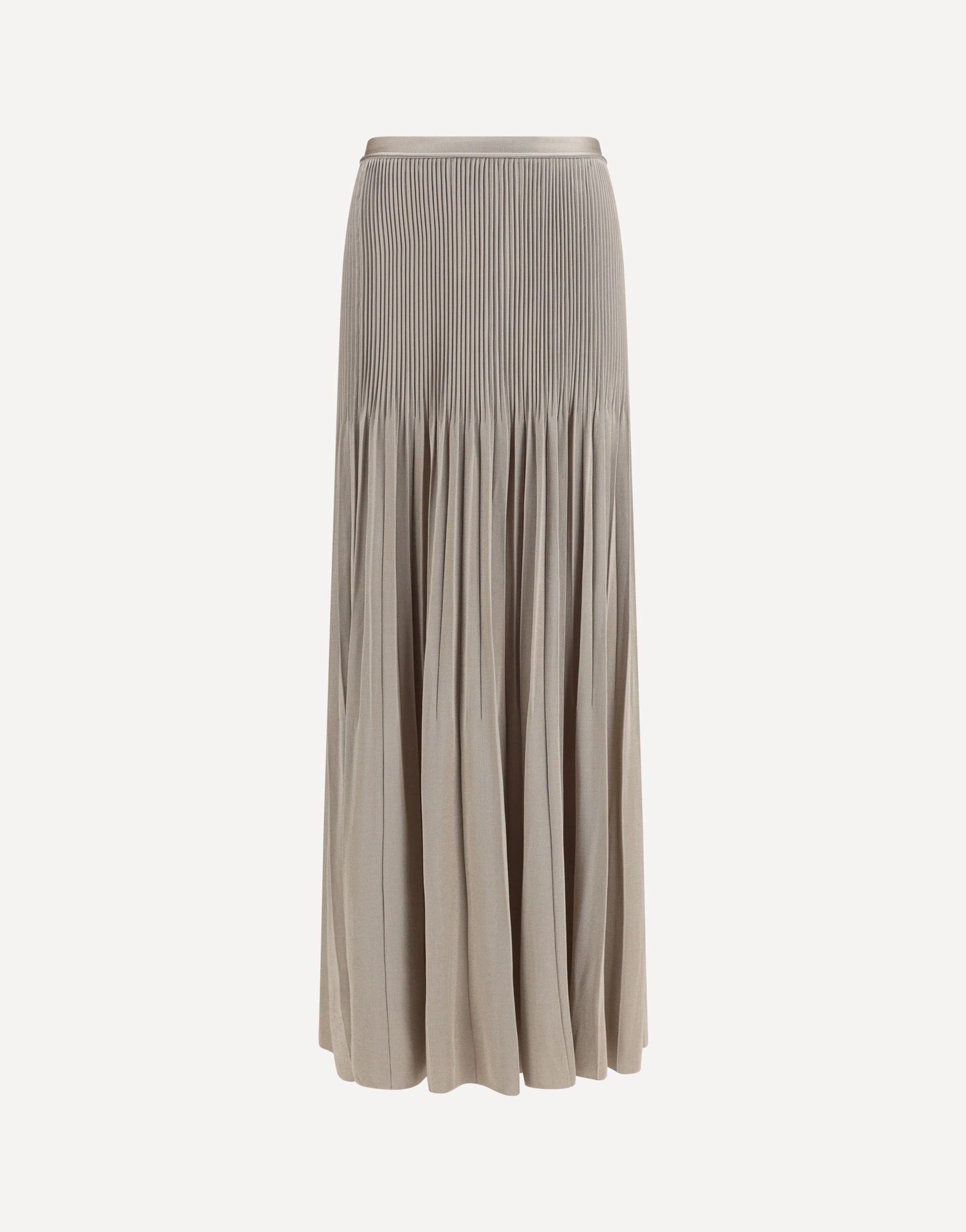 Giorgio Armani Pleated Viscose Midi Skirt