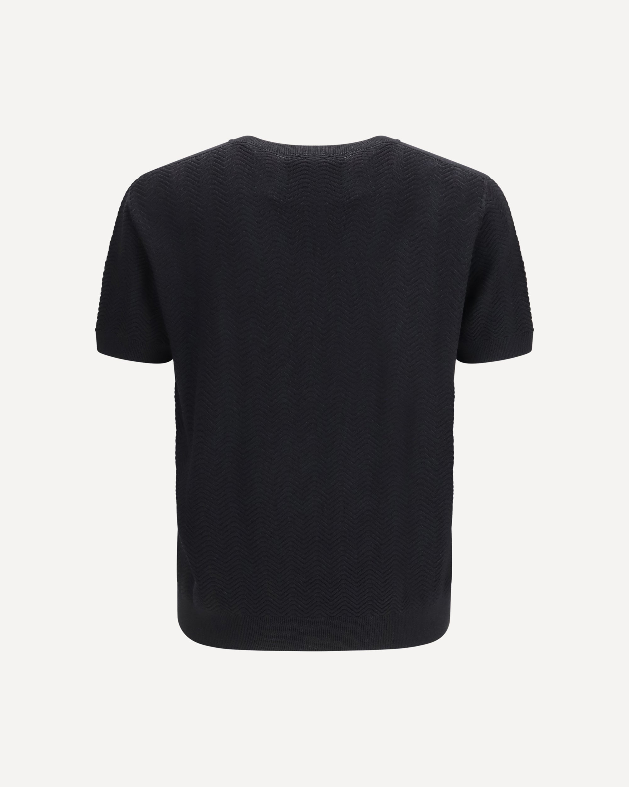 Giorgio Armani Short-Sleeved Cotton And Silk Sweater - alternate view