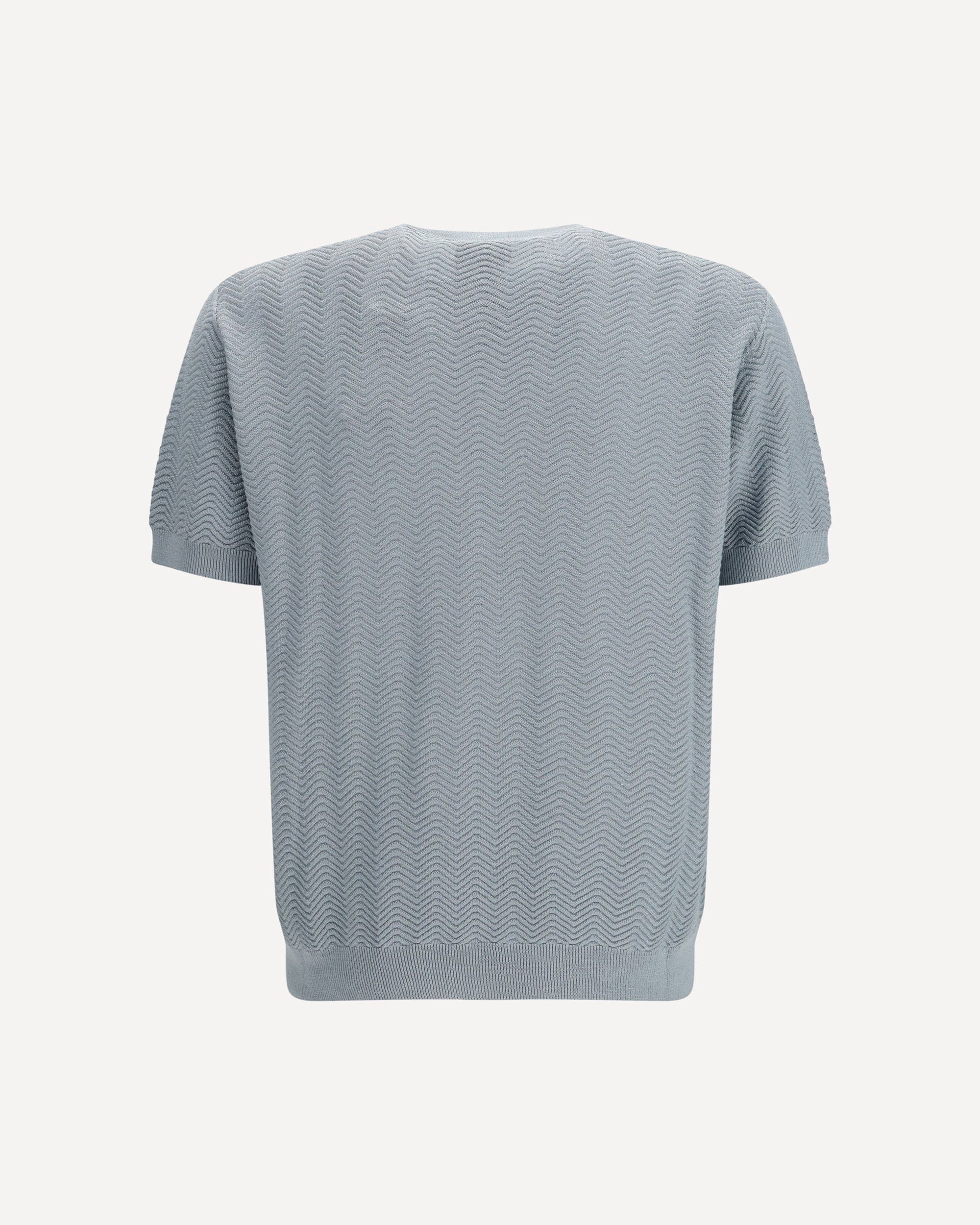 Giorgio Armani Short-Sleeved Cotton And Silk Sweater
