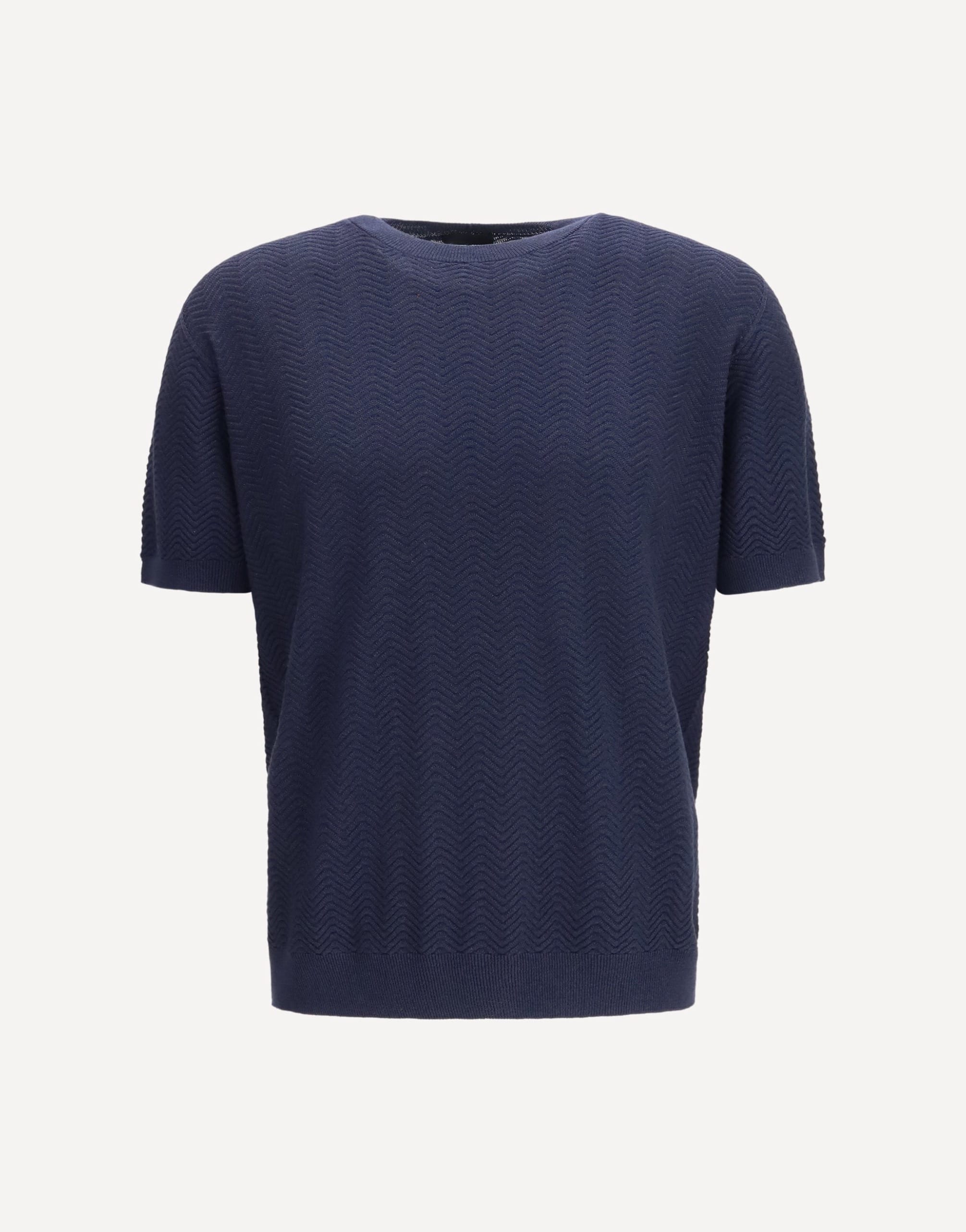 Giorgio Armani Short-Sleeved Cotton And Silk Sweater