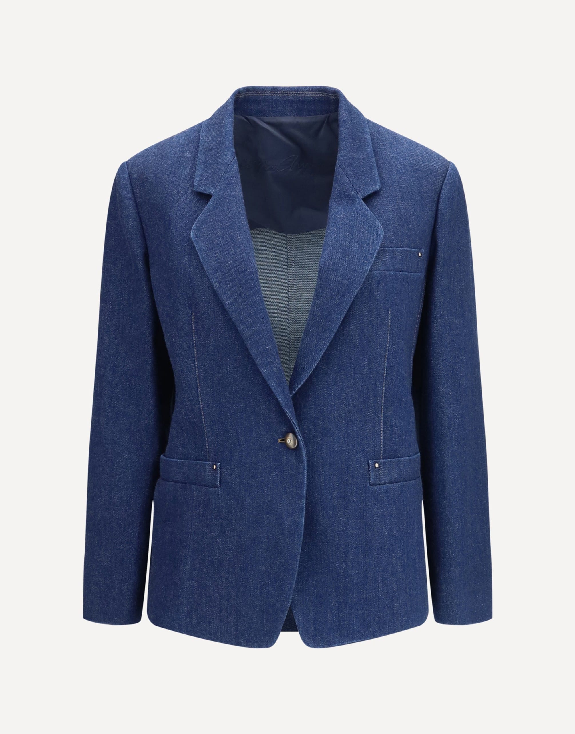 Giorgio Armani Single-Breasted Denim Jacket