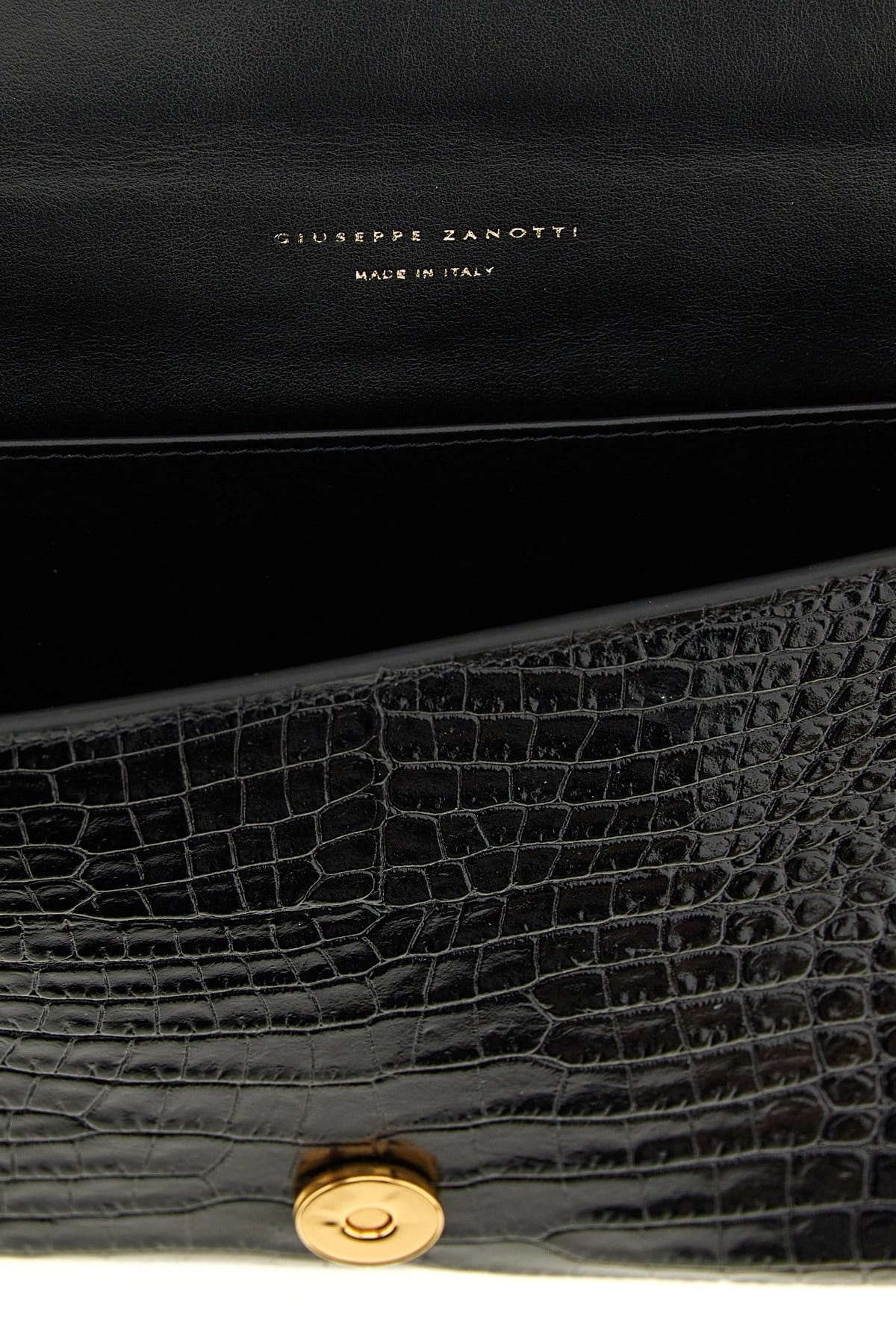 Giuseppe Zanotti Giuseppe Zanotti Croc Print Envelope Clutch