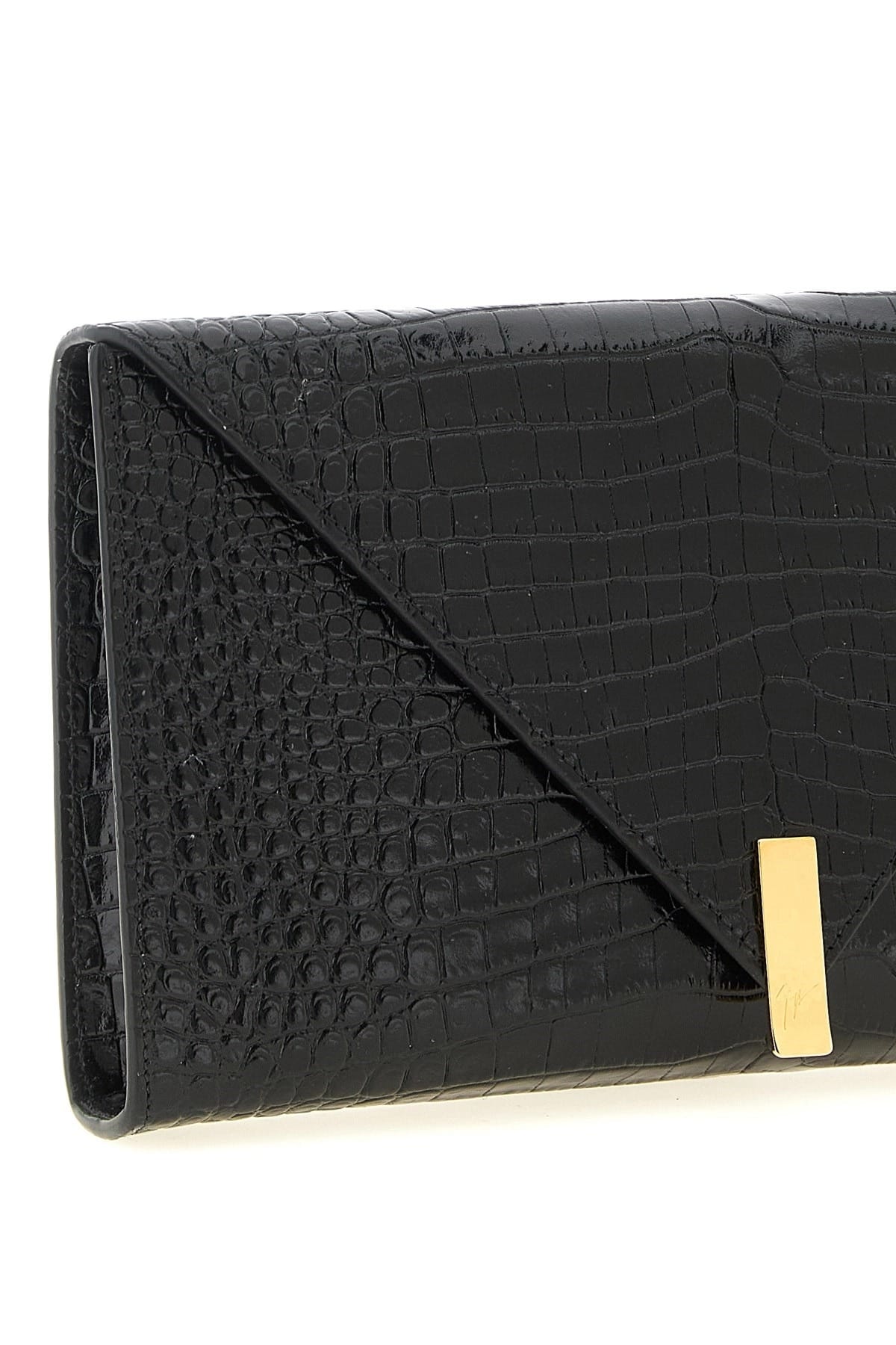 Giuseppe Zanotti Giuseppe Zanotti Croc Print Envelope Clutch