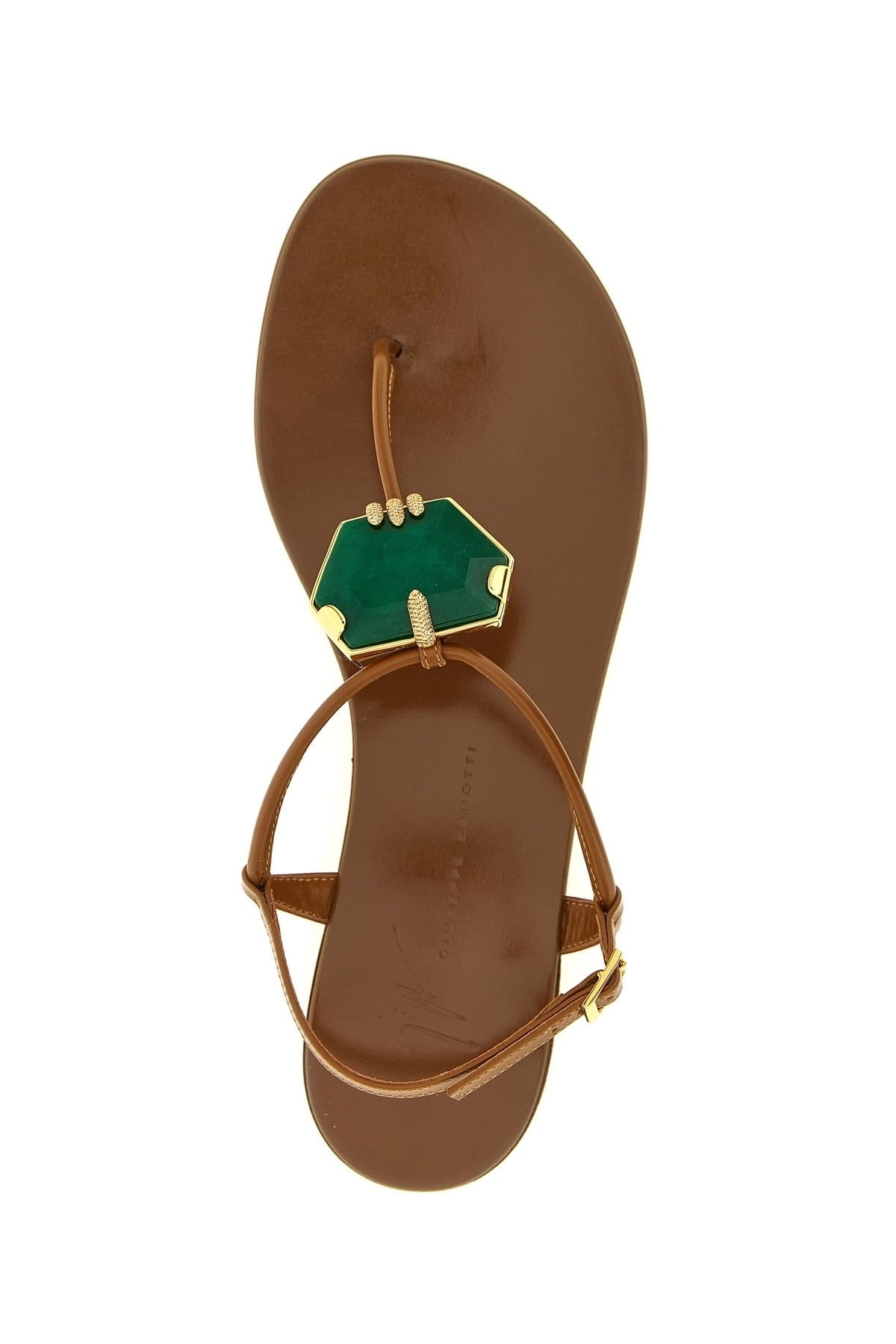 Giuseppe Zanotti Giuseppe Zanotti Ganass Leather Thong Sandals