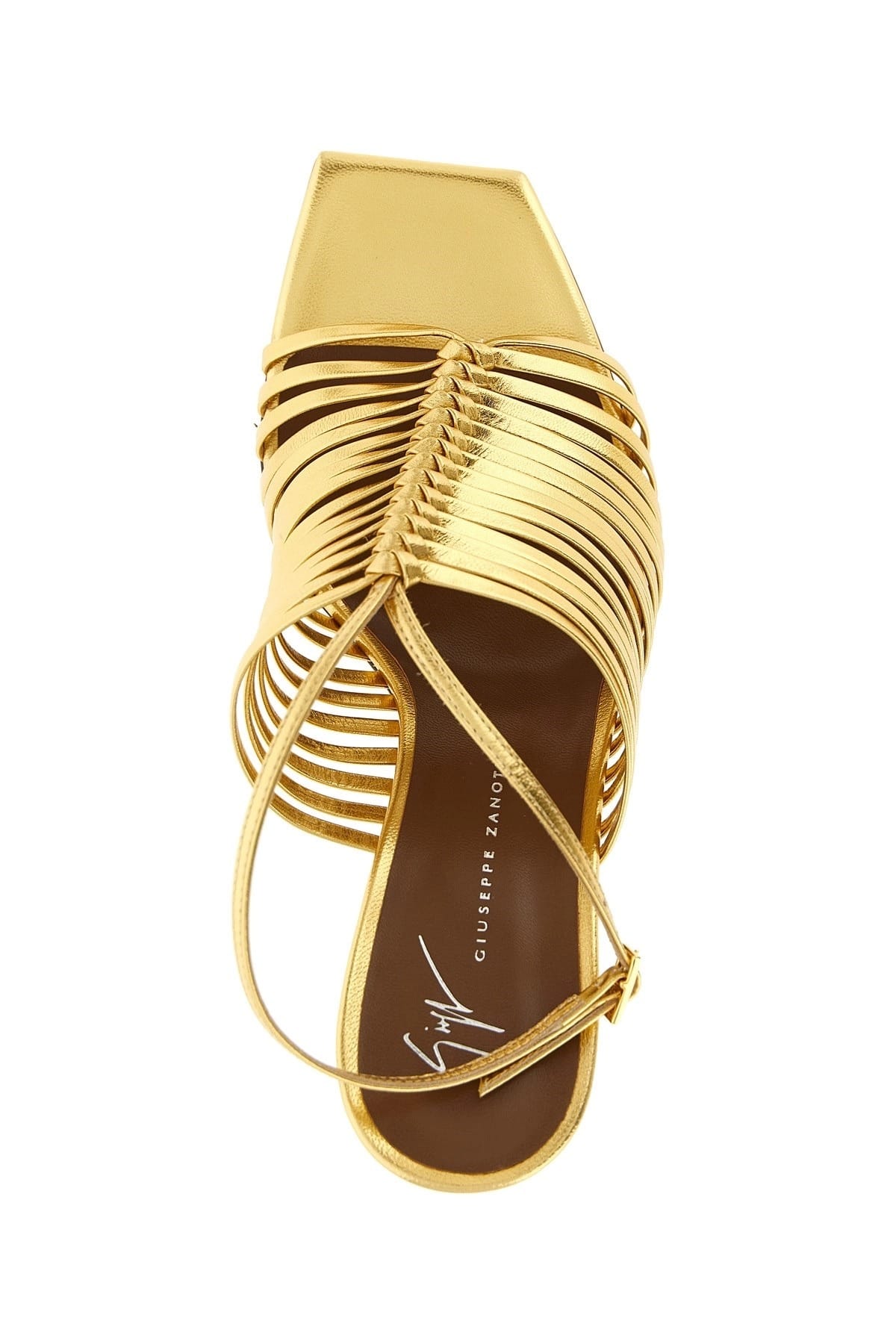 Giuseppe Zanotti Giuseppe Zanotti Savoia Metallic Leather Sandals