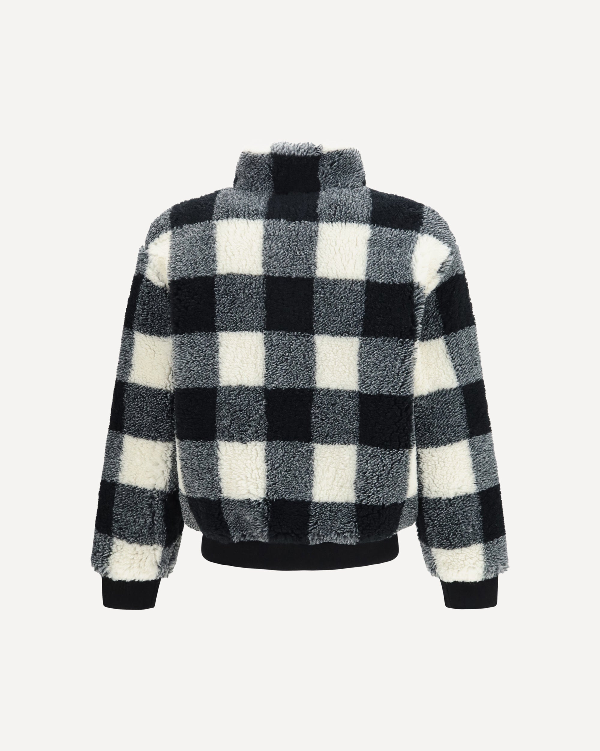 Givenchy Checked Wool-Blend Teddy Jacket - alternate view