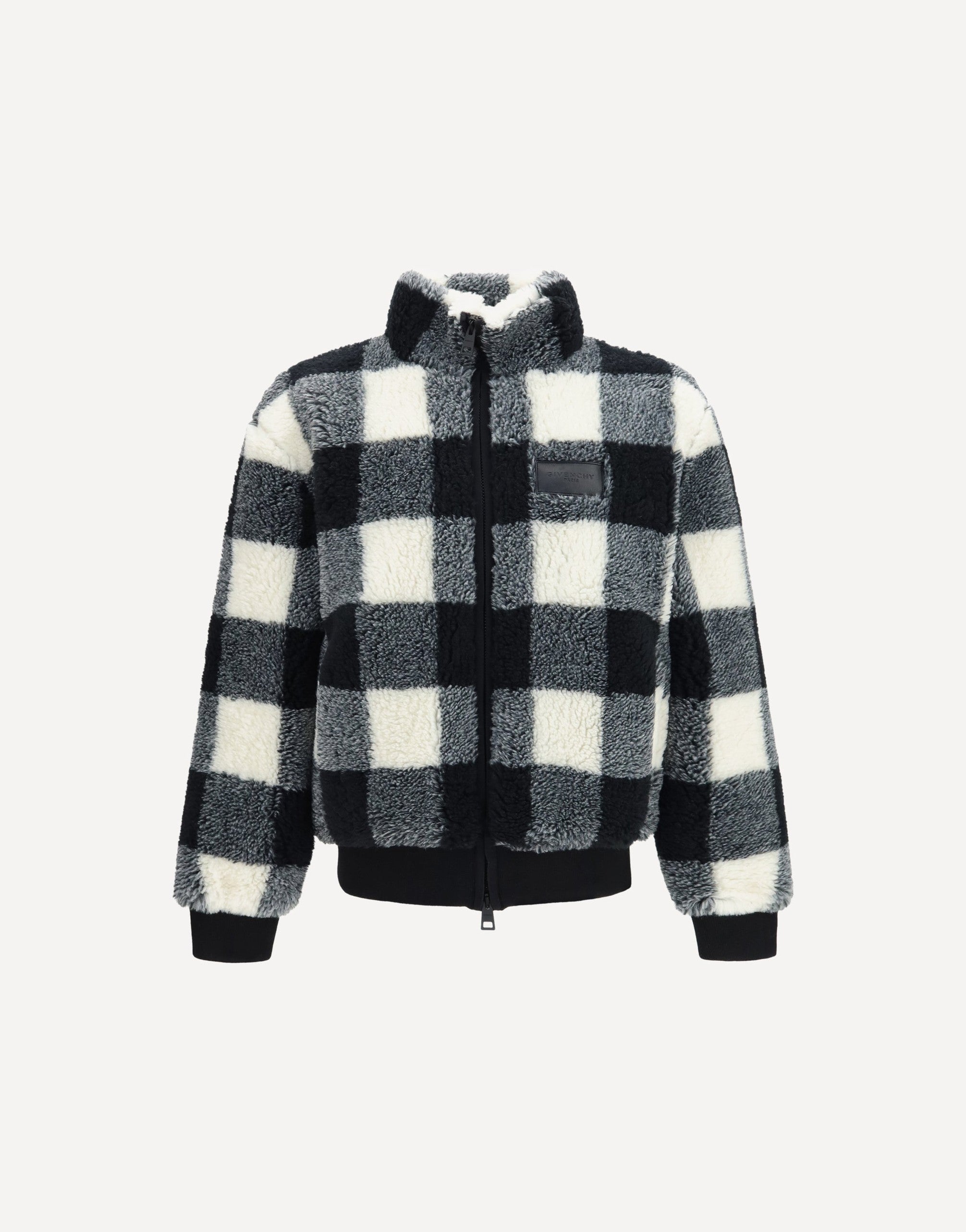 Givenchy Checked Wool-Blend Teddy Jacket