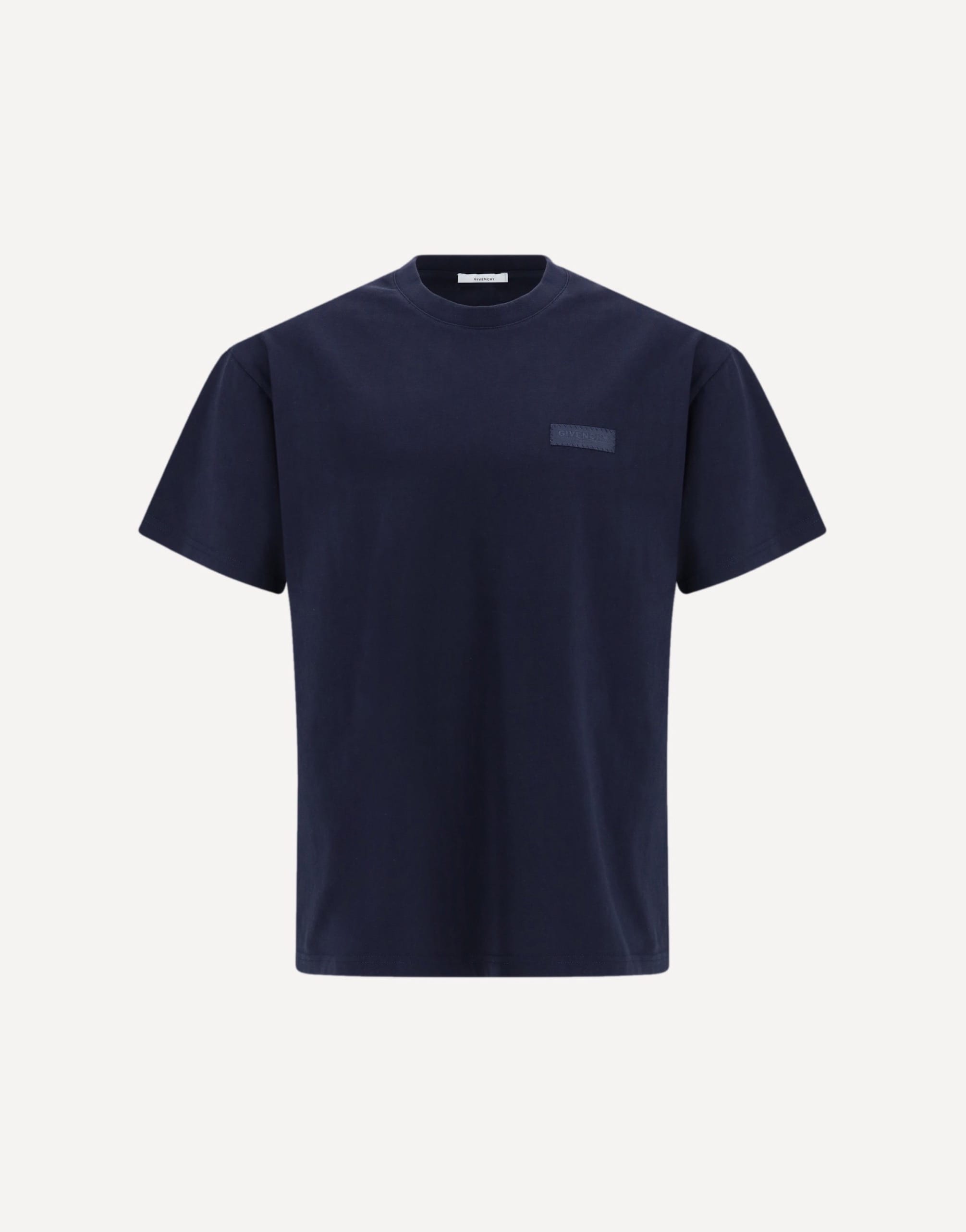 Givenchy Cotton T-Shirt With Logo Patch