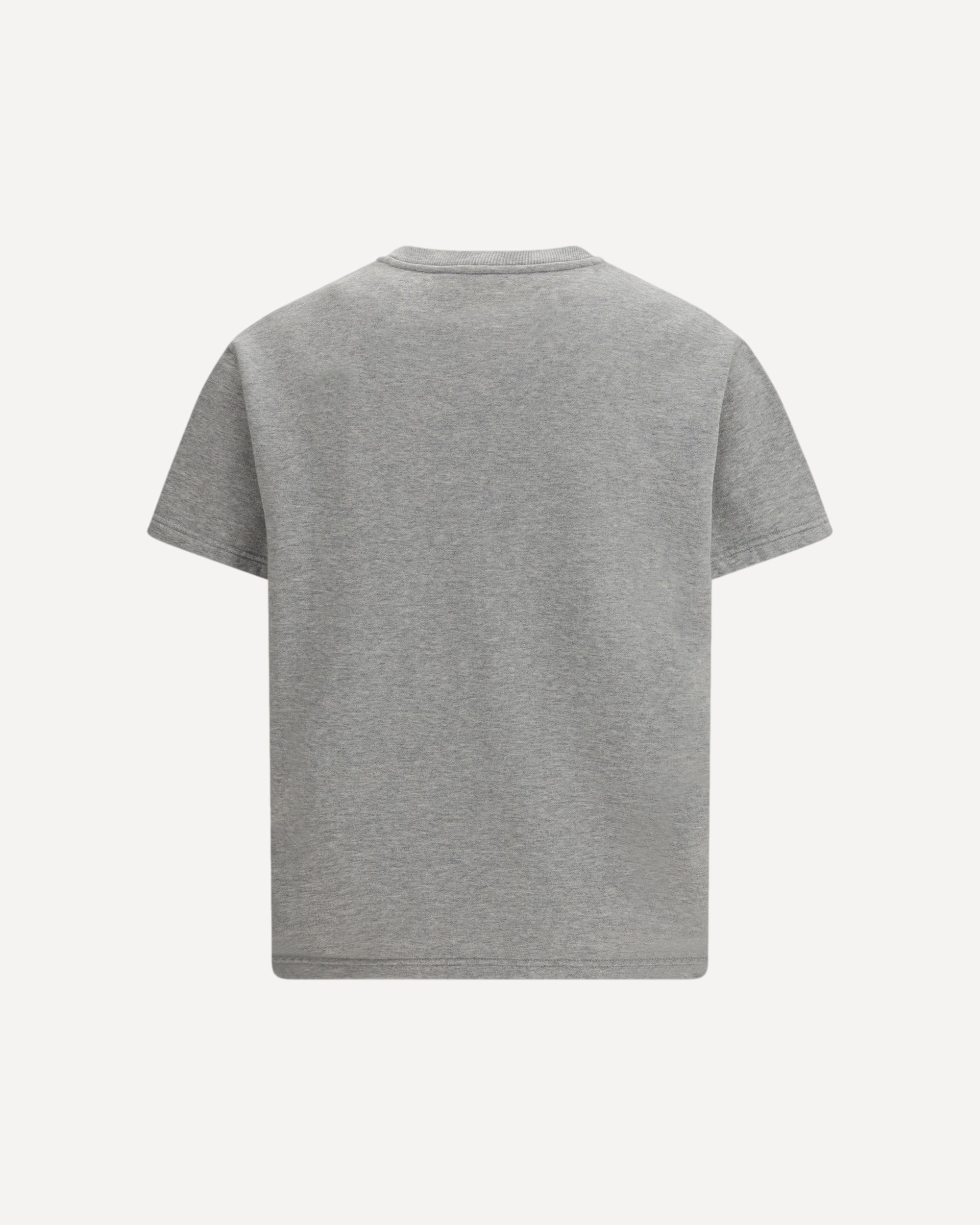 Katoenen T-shirt met geribde kraag - alternate view