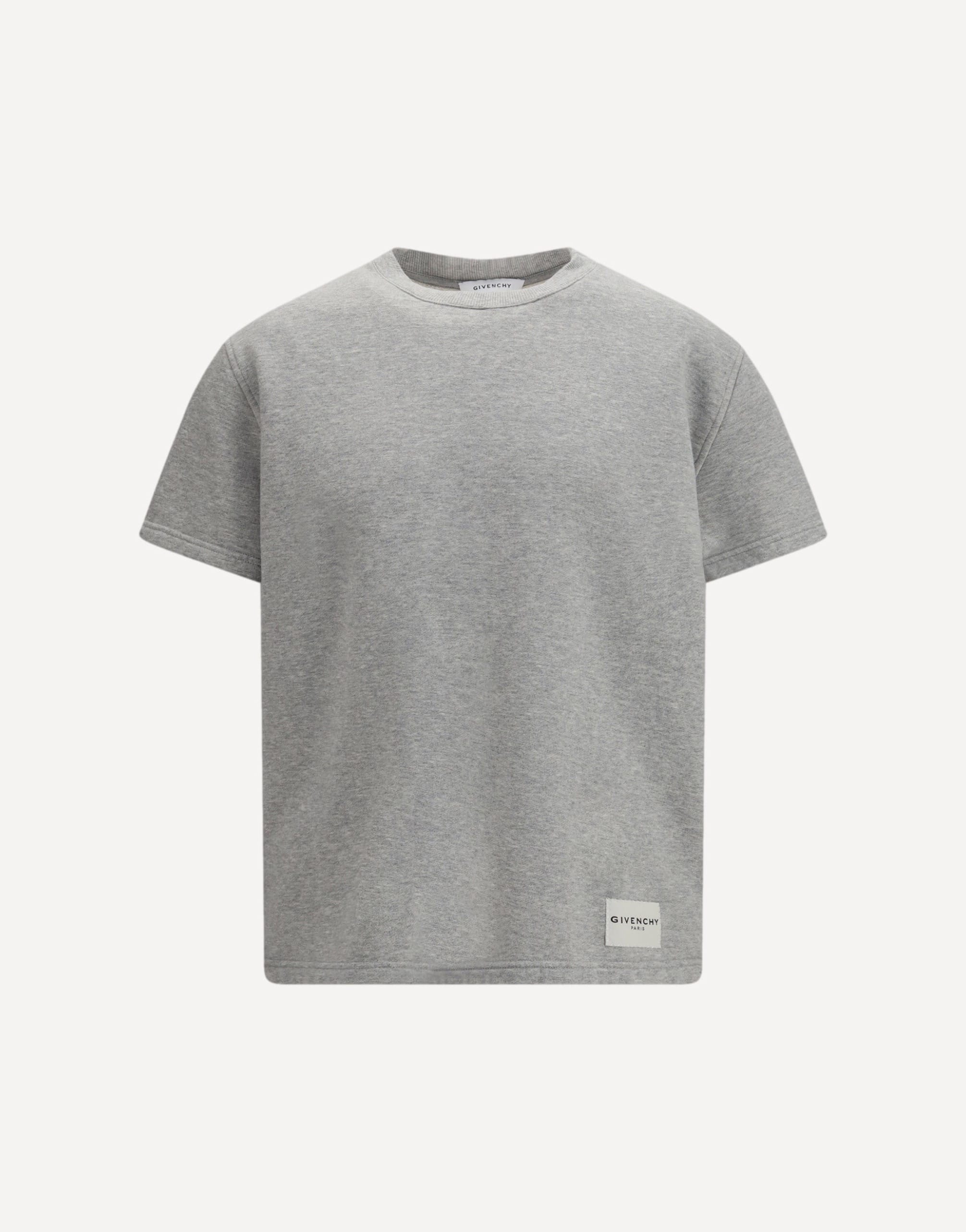 Givenchy Cotton T‑shirt With Ribbed Collar