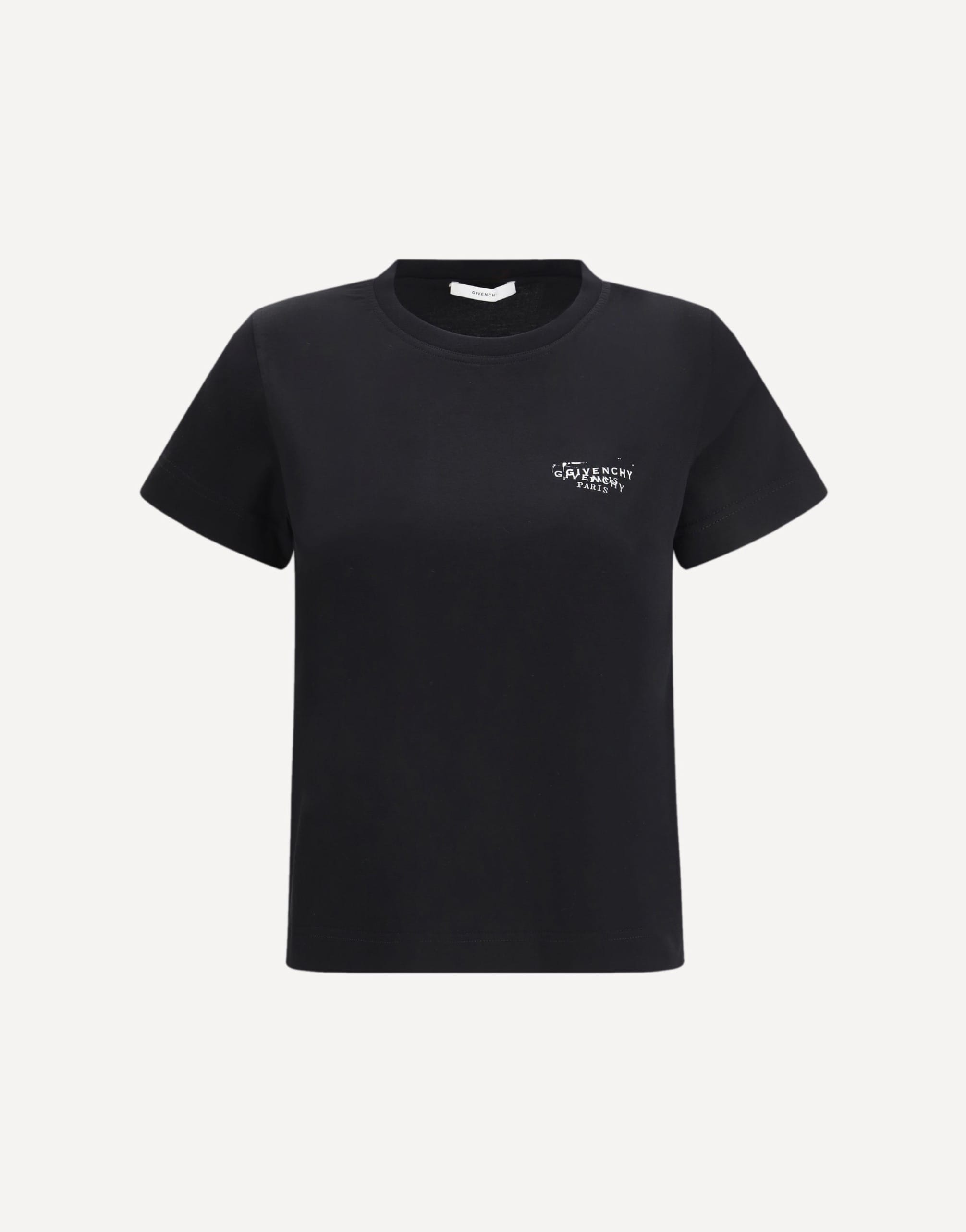Givenchy Cotton T‑shirt With Ribbed Crew Neck And Logo