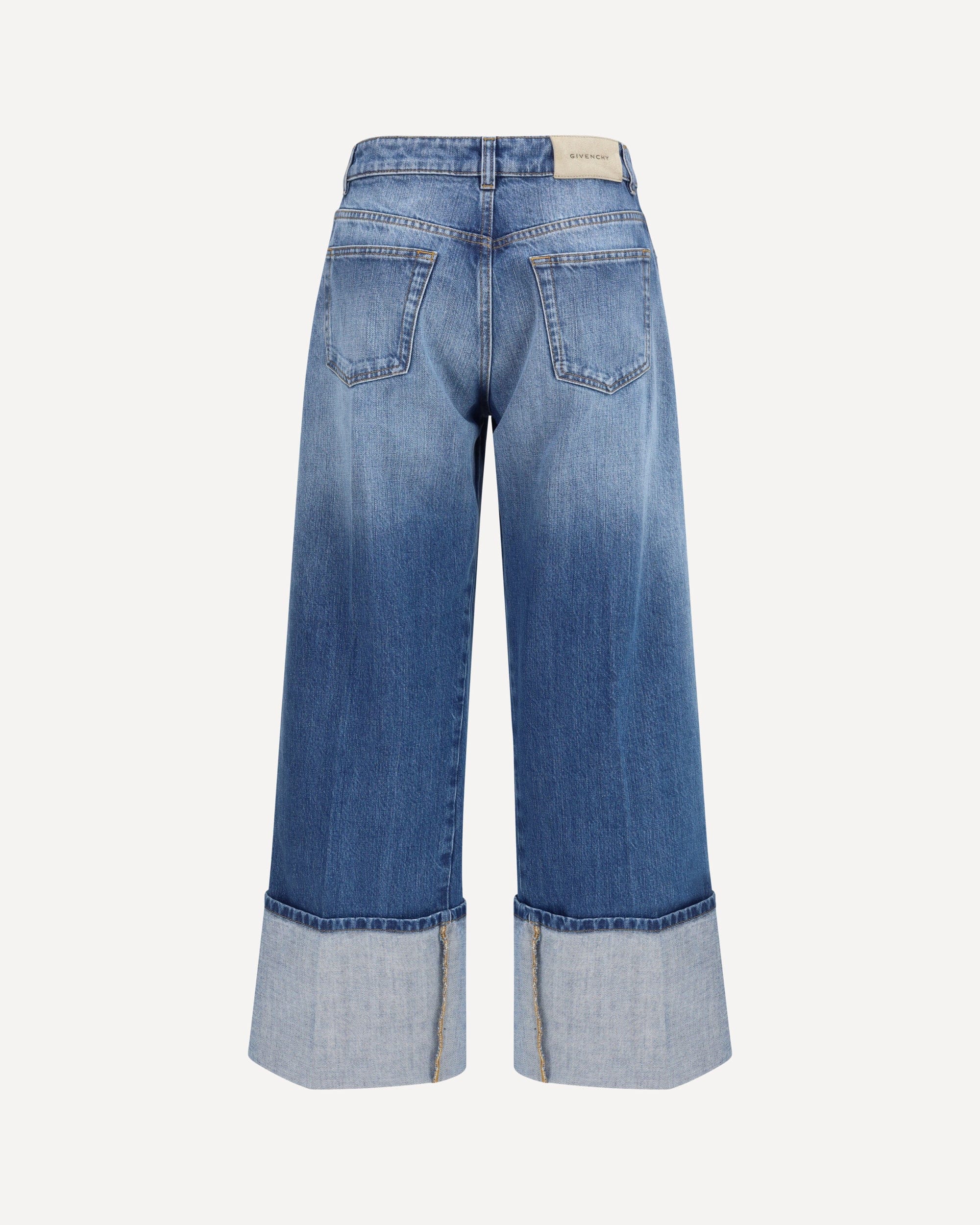 Givenchy Dégradé Turn-Up Wide-Leg Jeans - alternate view