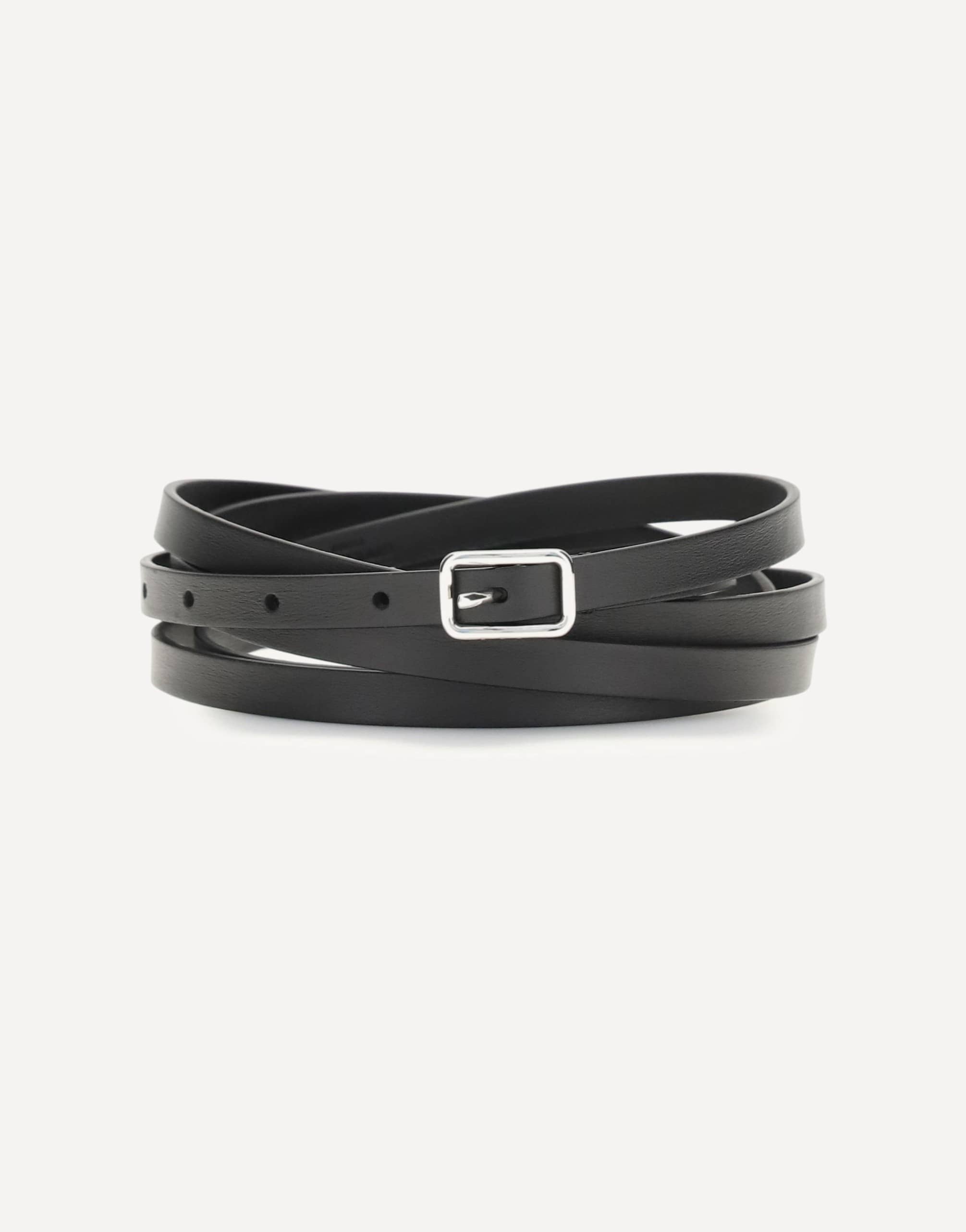 Givenchy Double Belt In Grained Calfskin