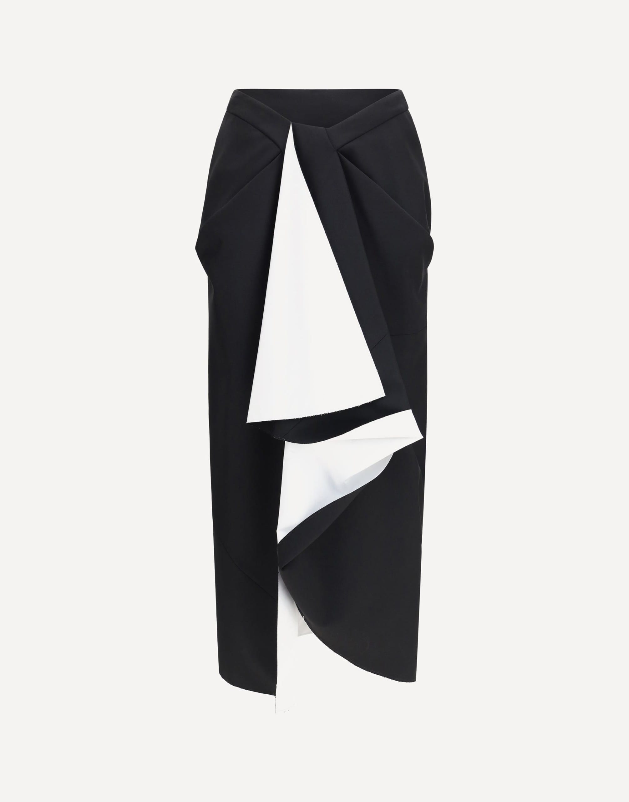Givenchy Givenchy Draped Midi Skirt In Double-Faced Wool