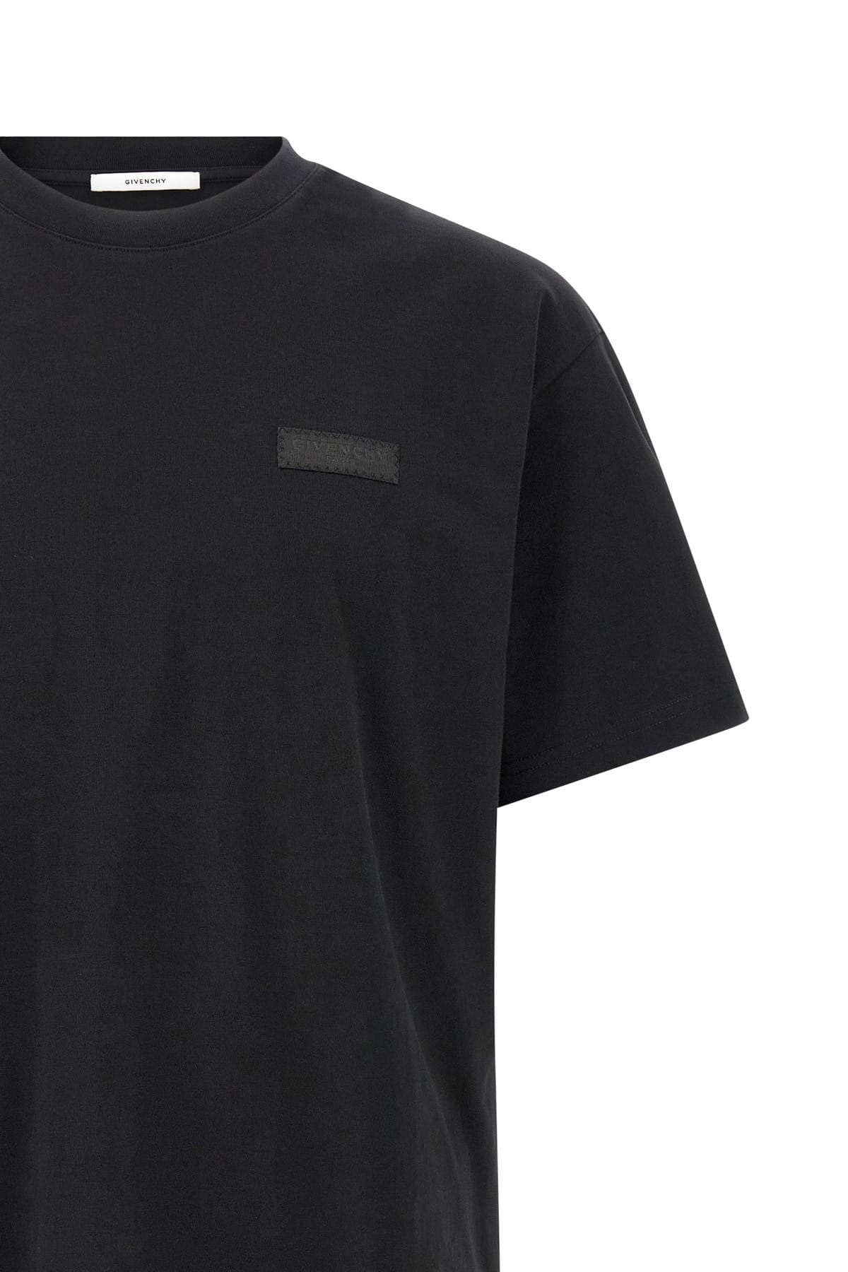 Givenchy Givenchy Grosgrain Logo Patch T-Shirt