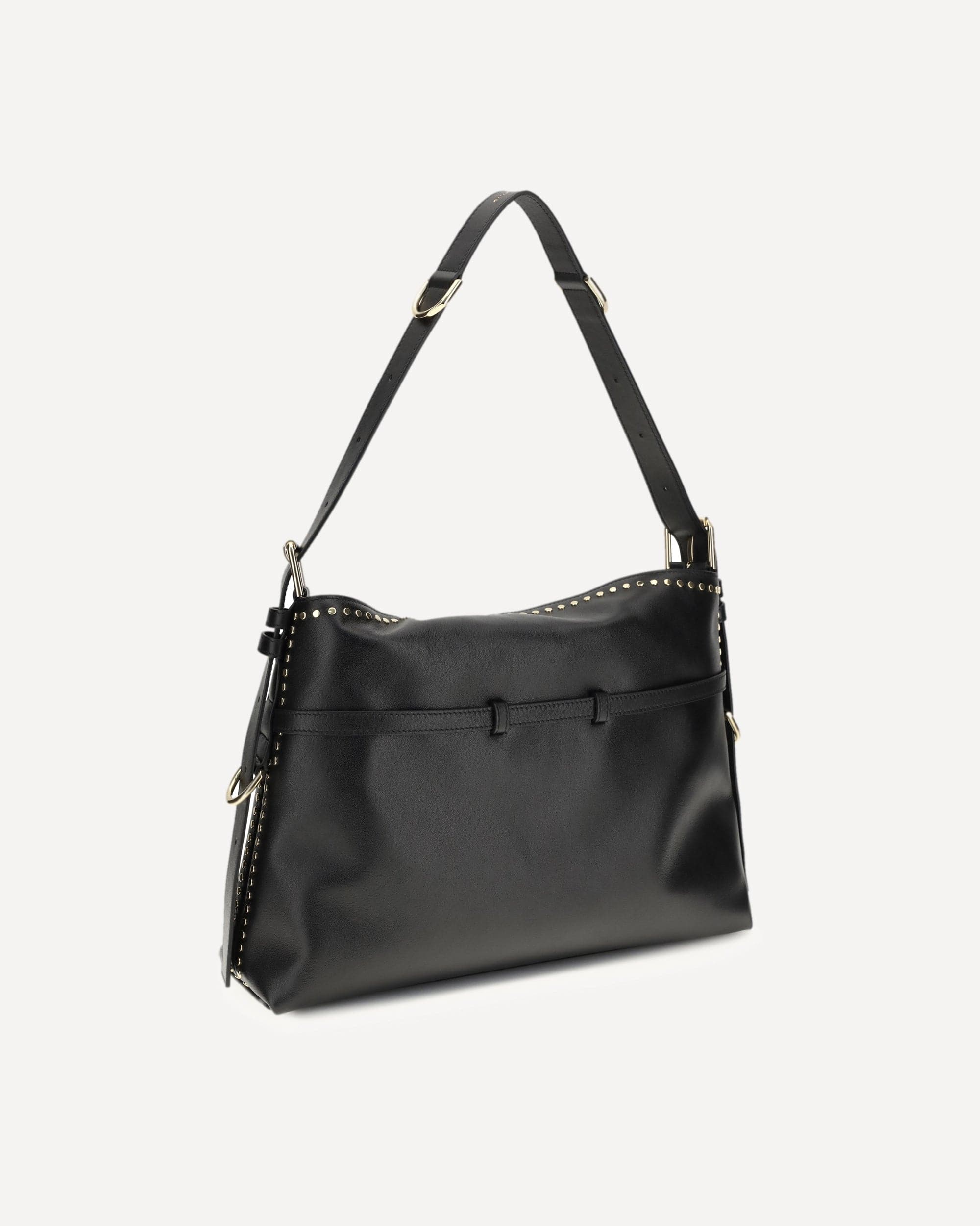 Givenchy Large Voyou Shiny Leather Shoulder Bag
