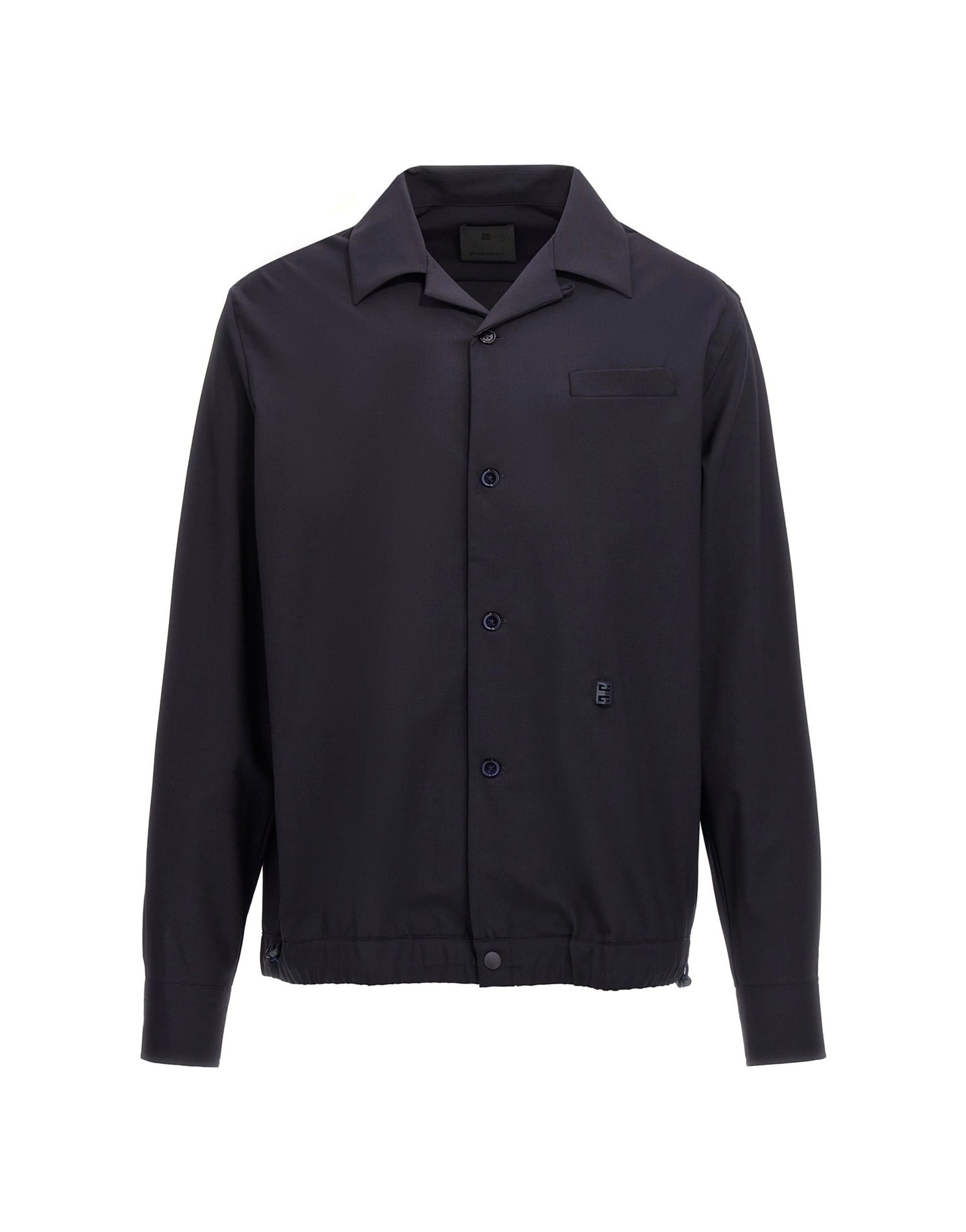 Givenchy Logo Plaque Shirt