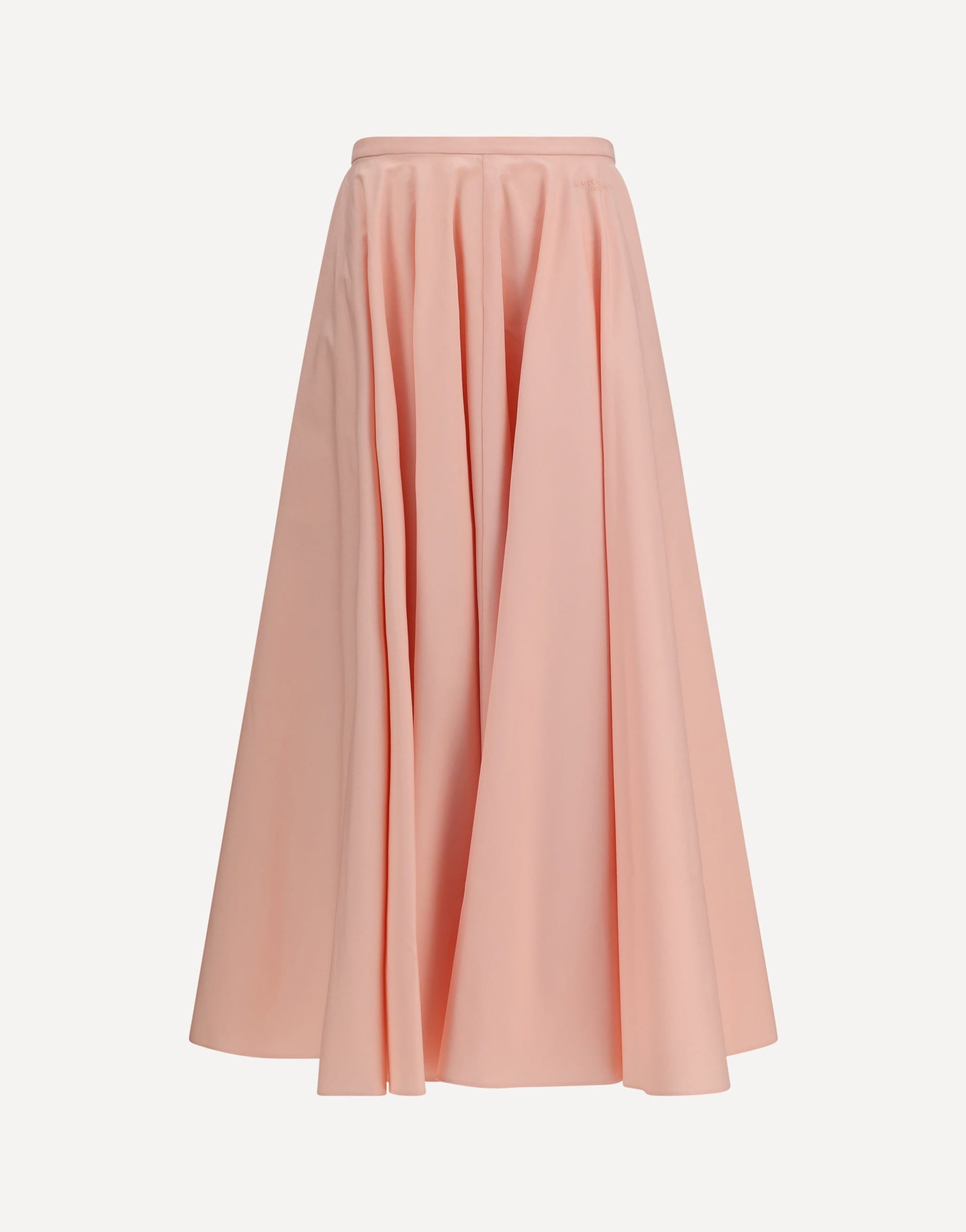 Givenchy Long Circular Skirt In Cotton Poplin