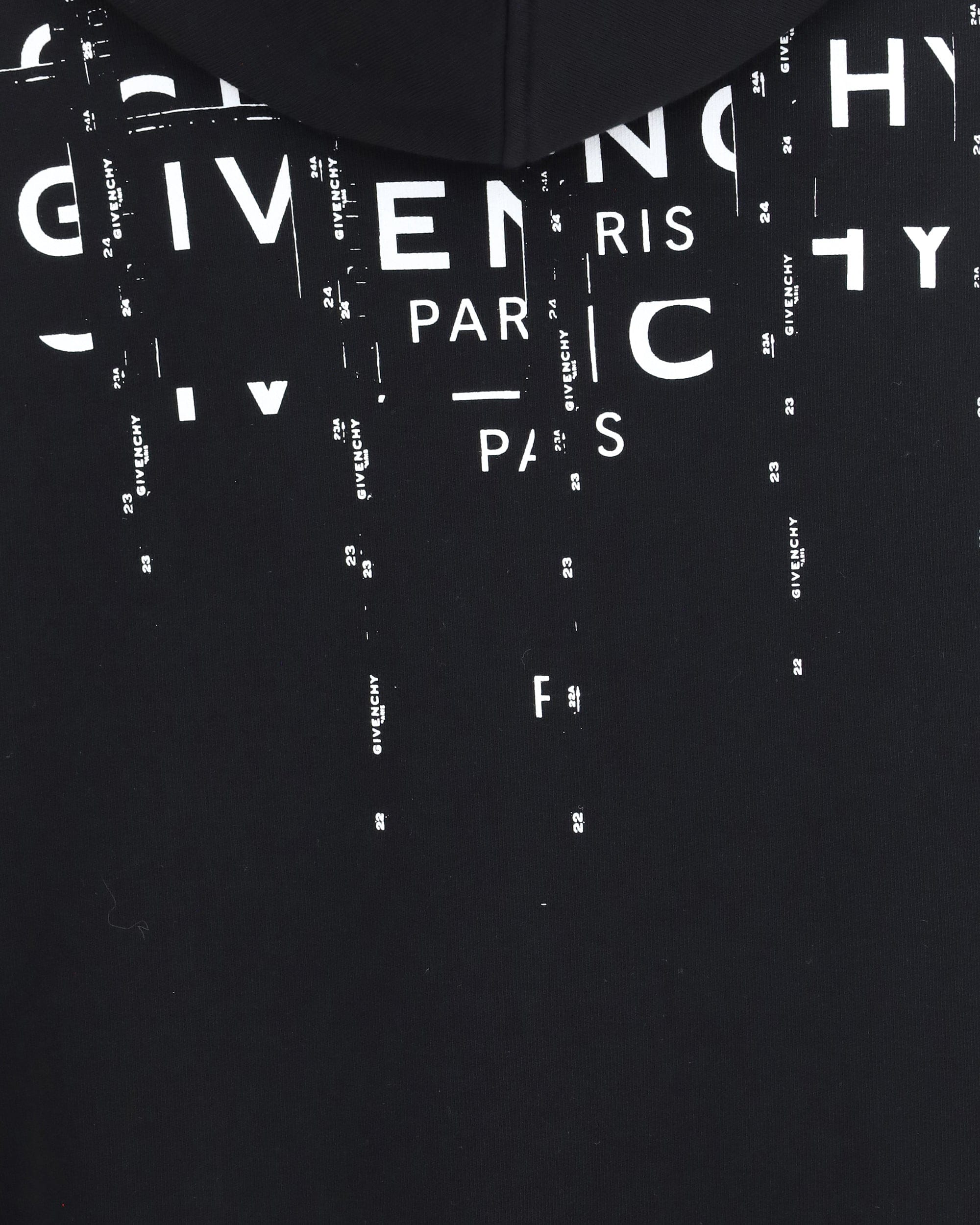 Givenchy Givenchy Photographic Negative Print Fleece Zip Hoodie