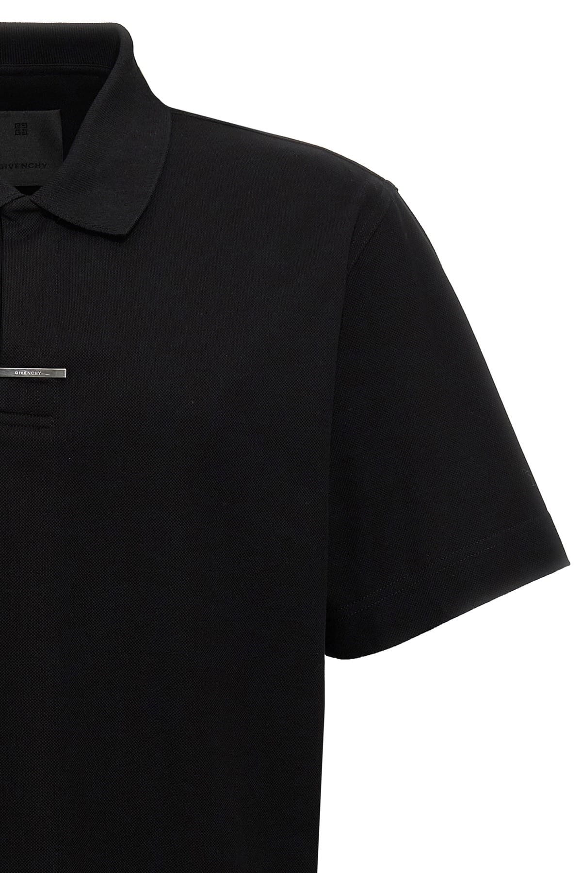 Givenchy Givenchy Placket Cotton Polo Shirt