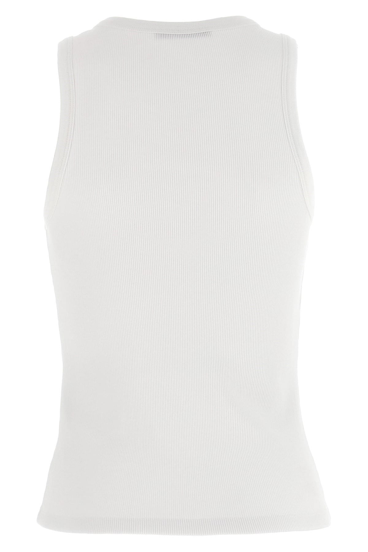 Givenchy Givenchy Ribbed Logo Embroidered Top